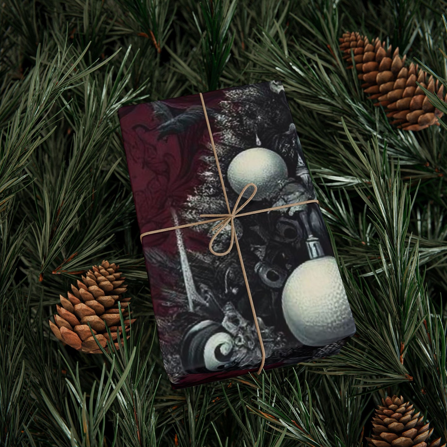 Gothic Christmas Wrapping Paper