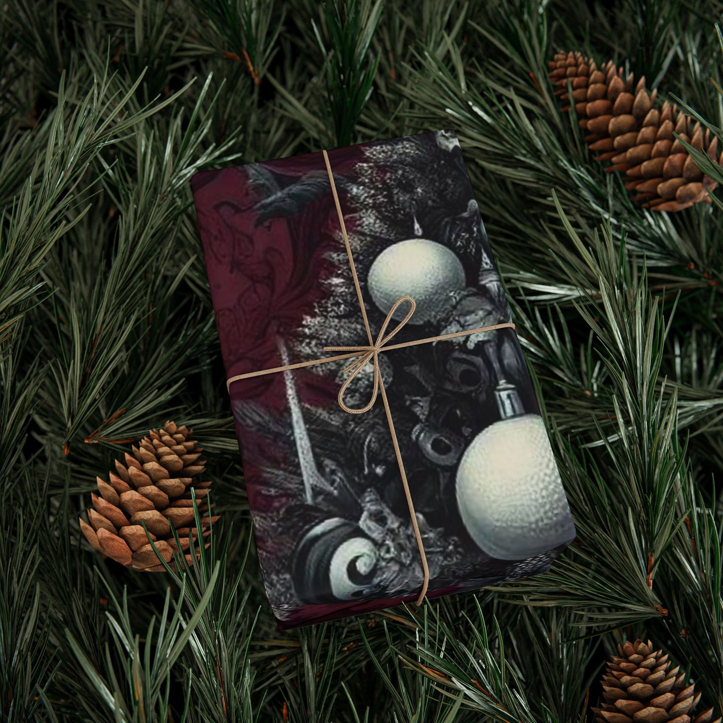 Gothic Christmas Wrapping Paper