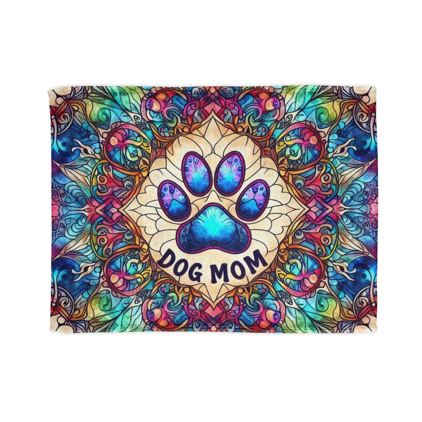 Dog Mom Soft Polyester Blanket