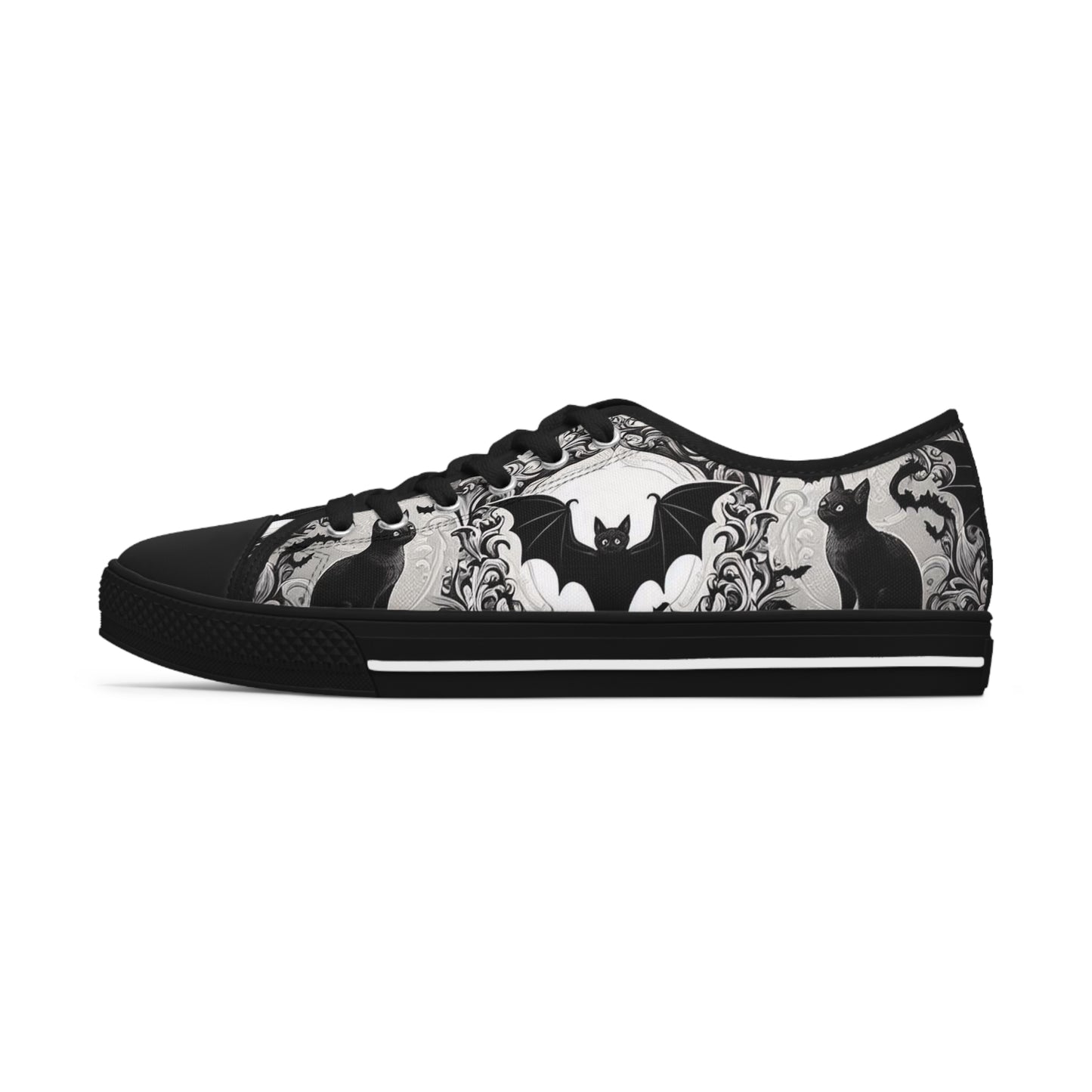 Women's Cat & Bat Low Top Sneakers