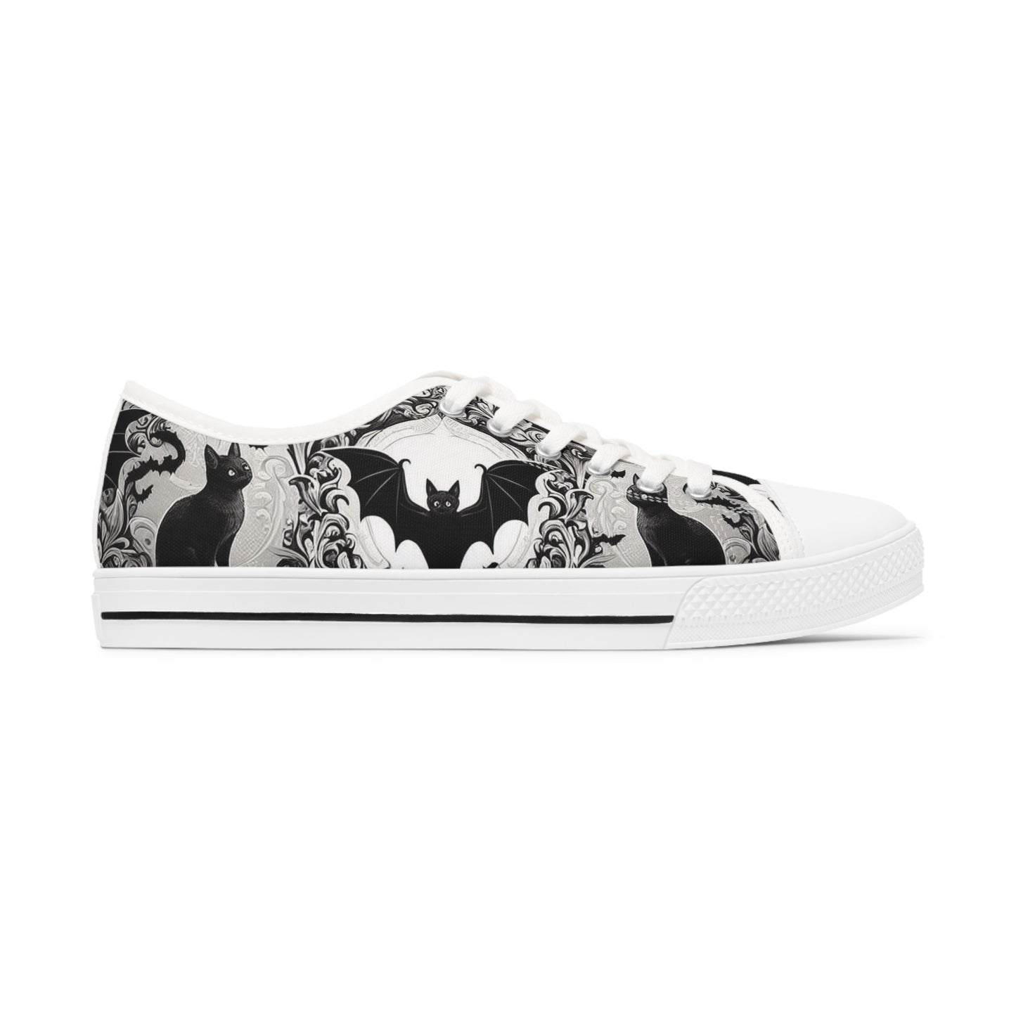 Women's Cat & Bat Low Top Sneakers