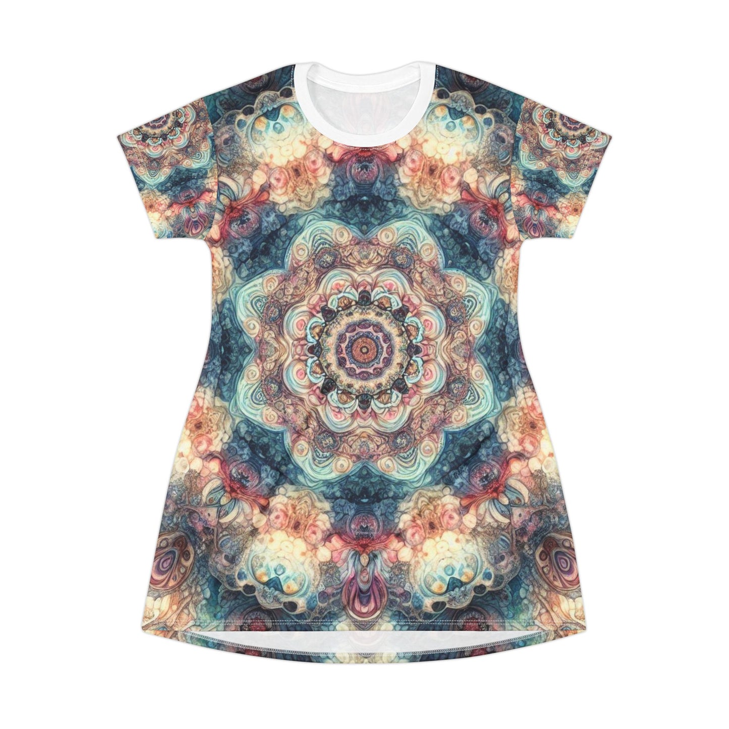 Kaleidoscope T-Shirt Dress (AOP)