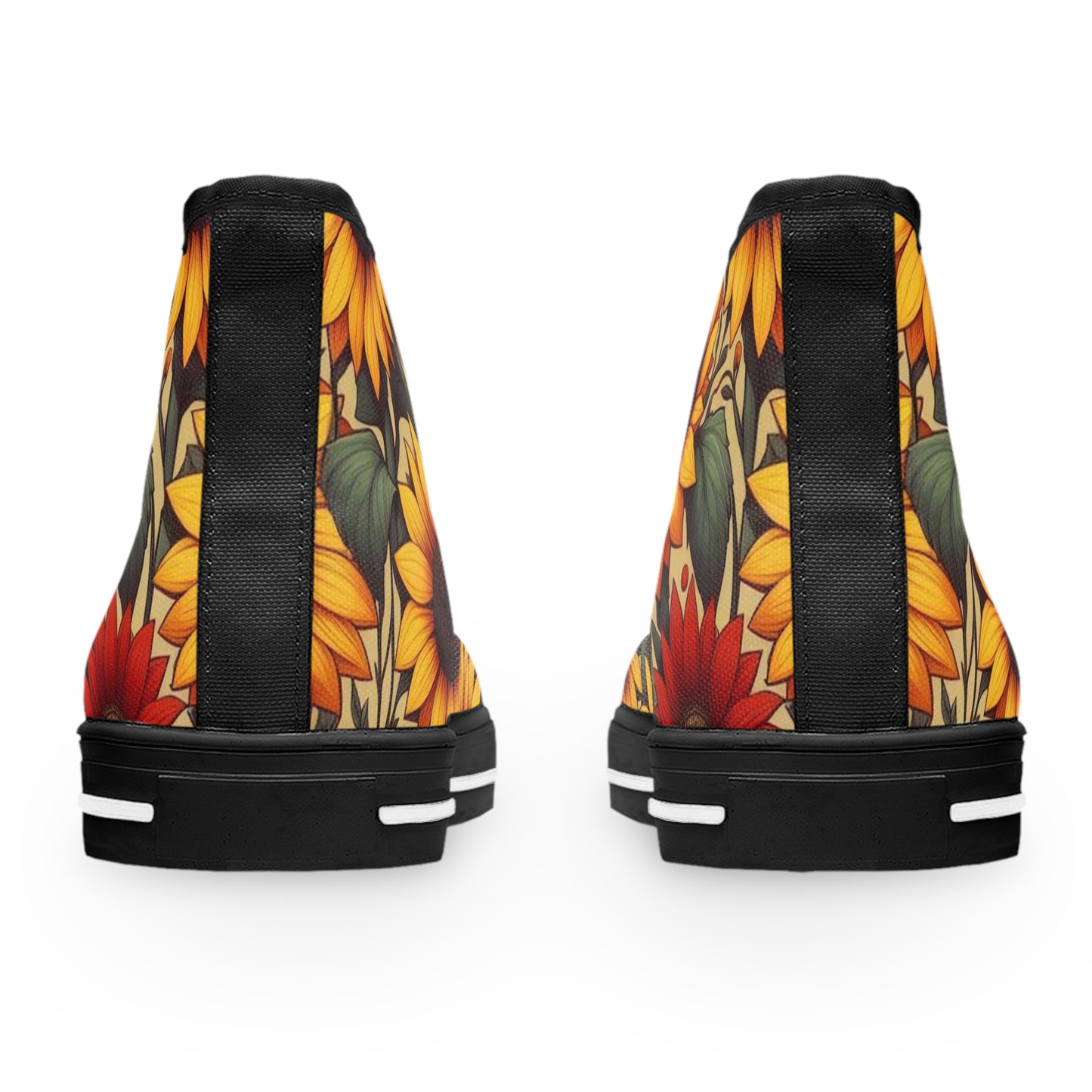 Women's Sunflower High Top Sneakers