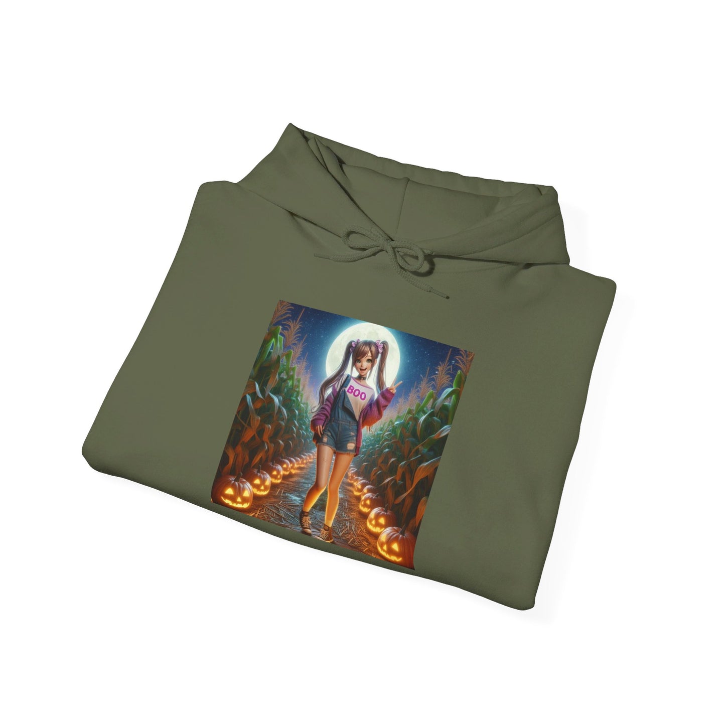 Anime Style Halloween Unisex Heavy Blend™ Hooded Sweatshirt