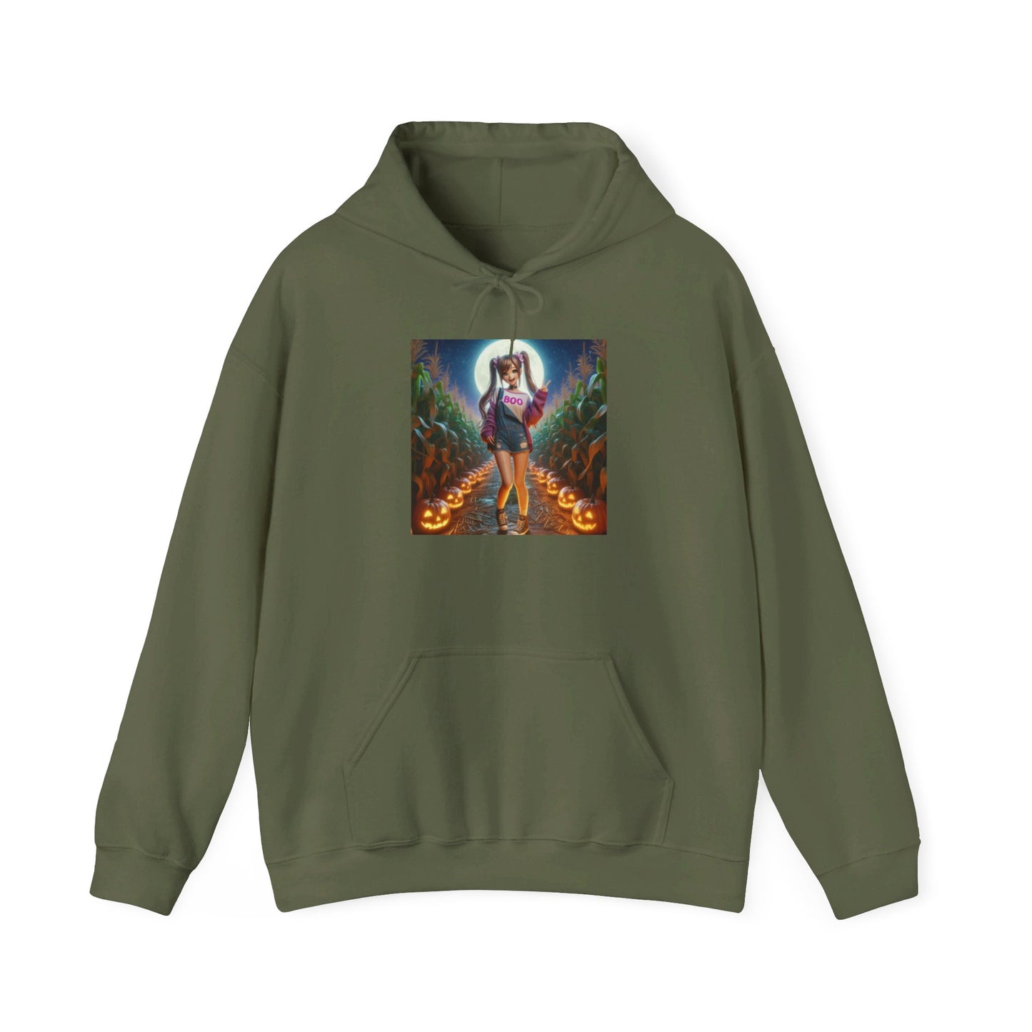 Anime Style Halloween Unisex Heavy Blend™ Hooded Sweatshirt