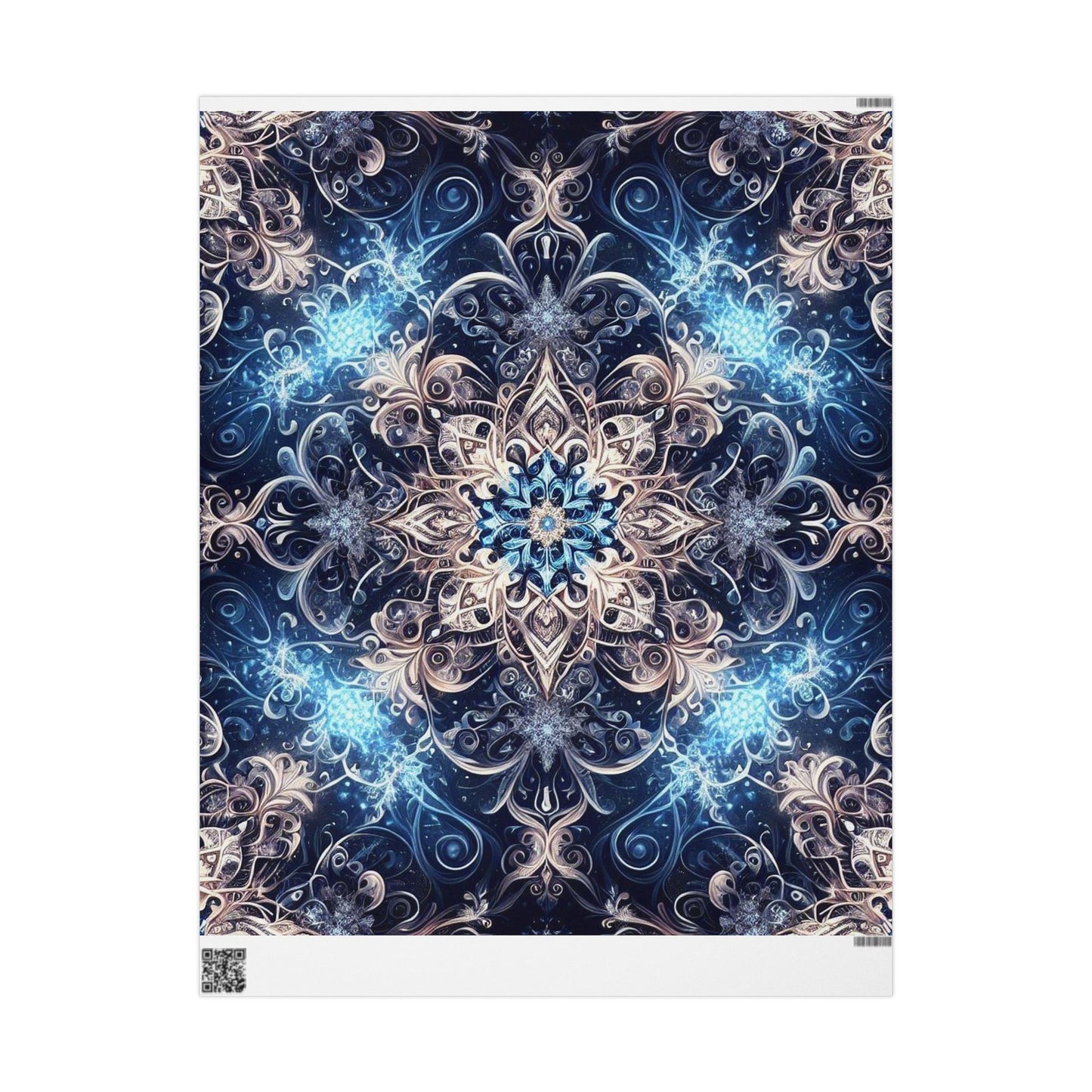 Winter Kaleidoscope Wrapping Paper