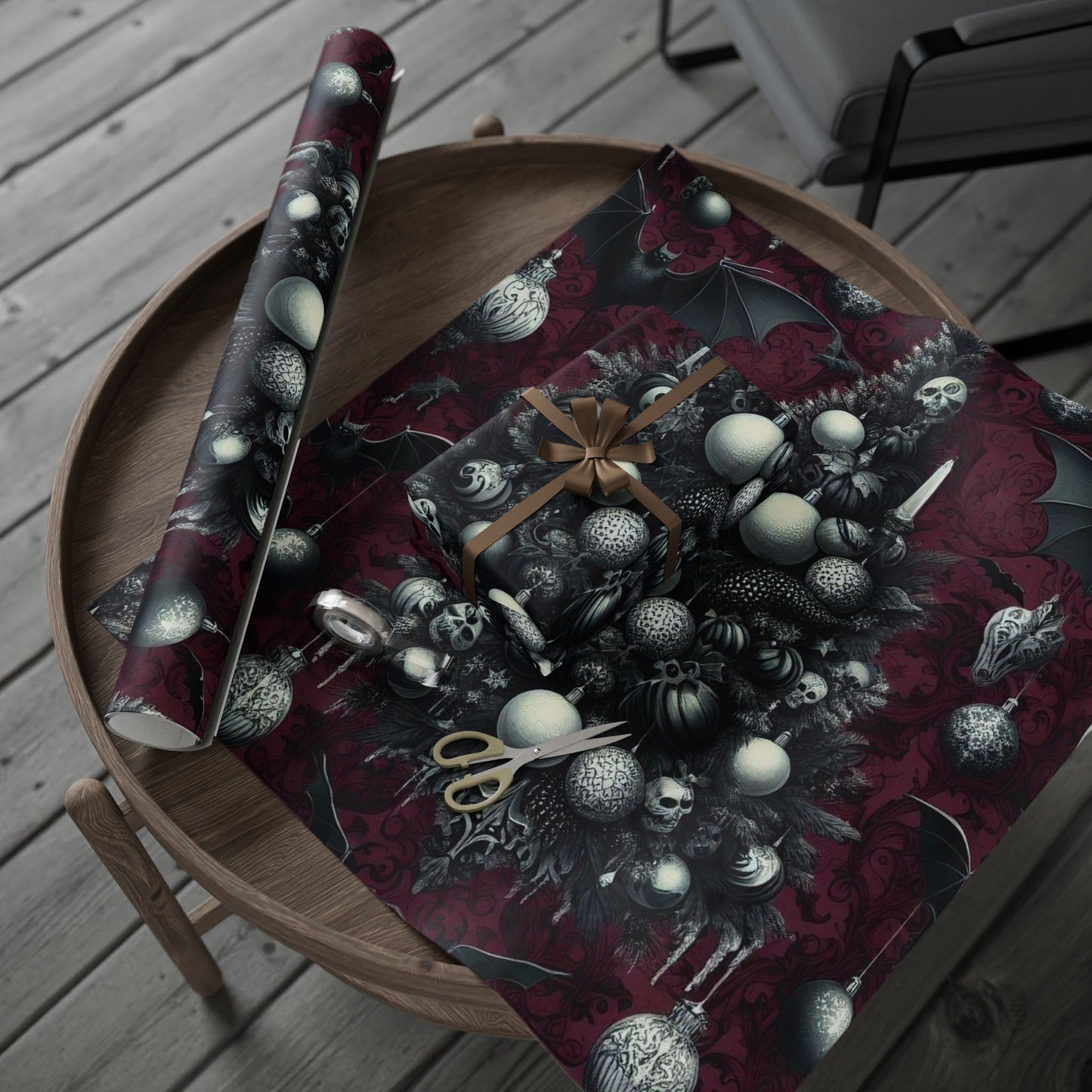 Gothic Christmas Wrapping Paper