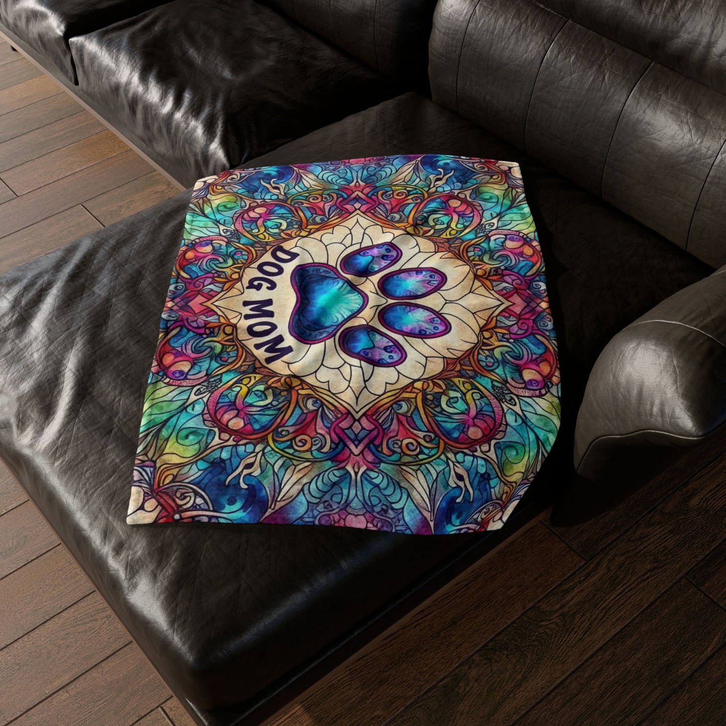 Dog Mom Soft Polyester Blanket