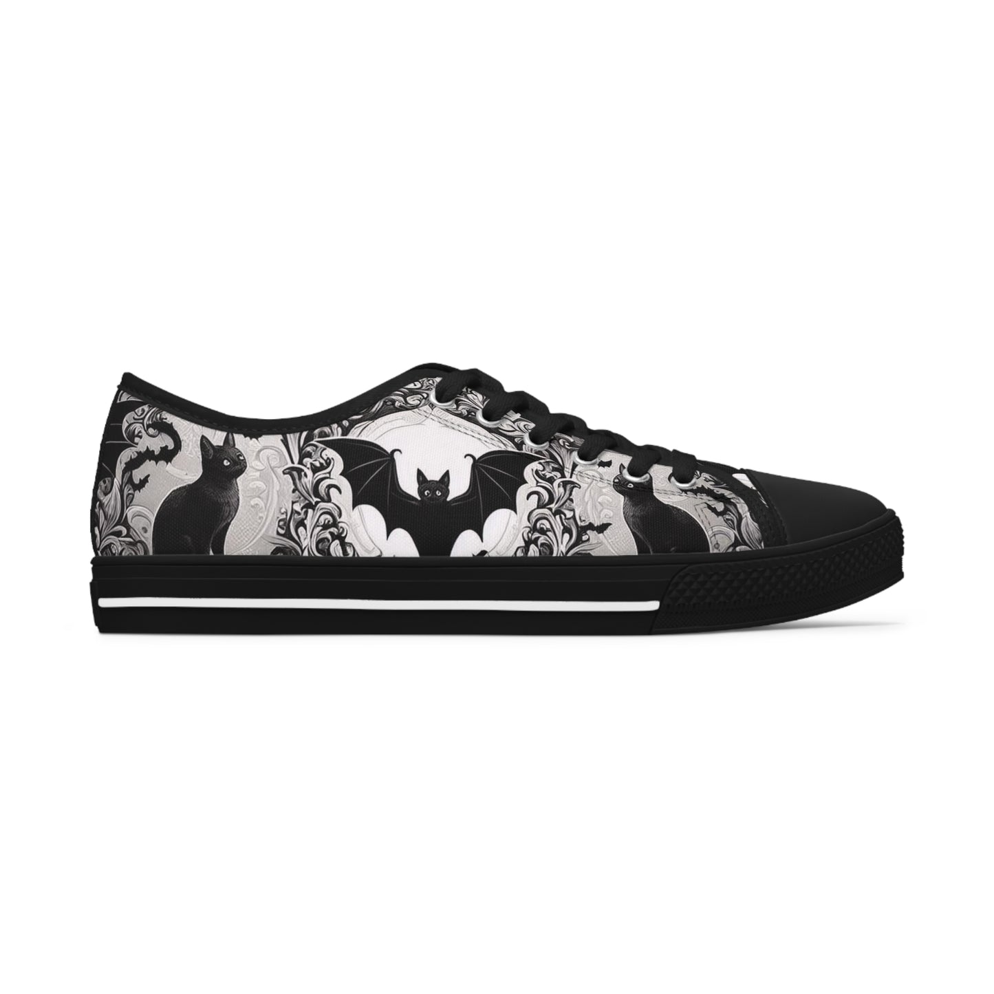 Women's Cat & Bat Low Top Sneakers