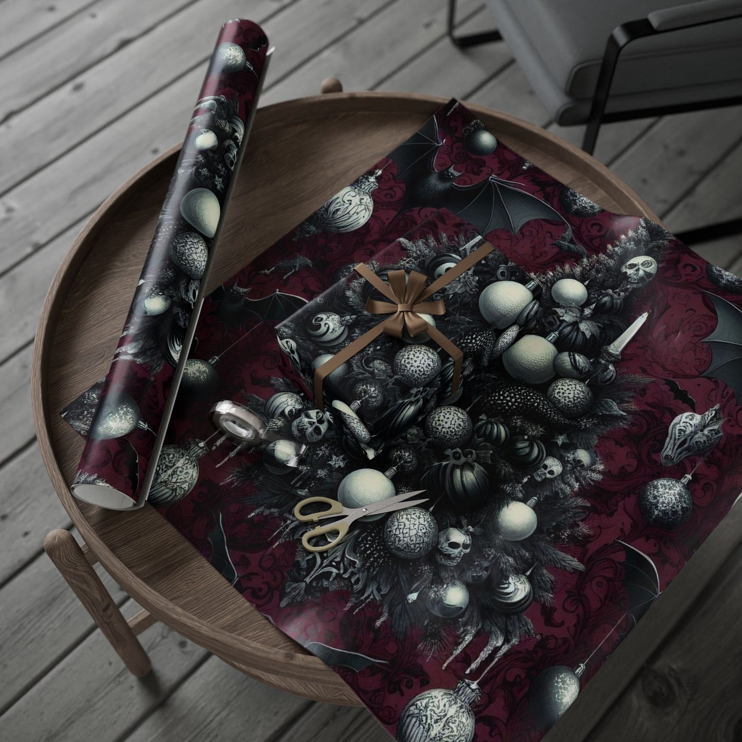 Gothic Christmas Wrapping Paper
