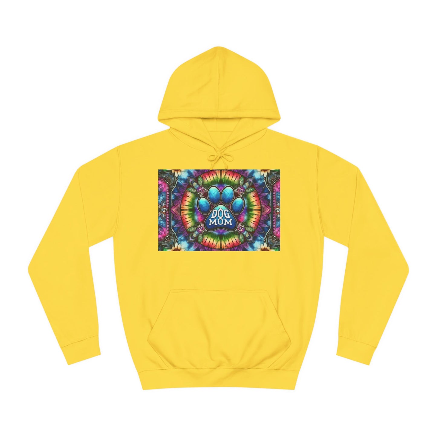 Dog Mom Unisex College Hoodie