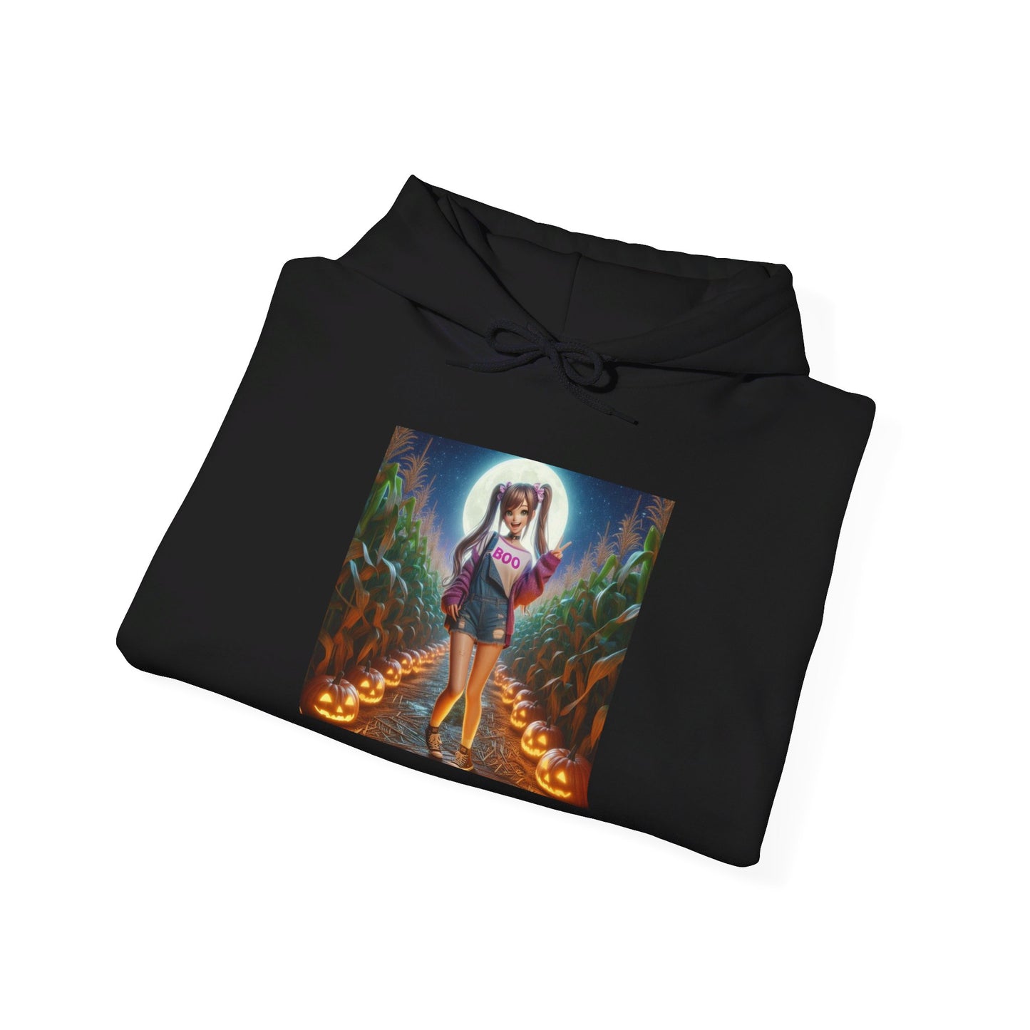 Anime Style Halloween Unisex Heavy Blend™ Hooded Sweatshirt