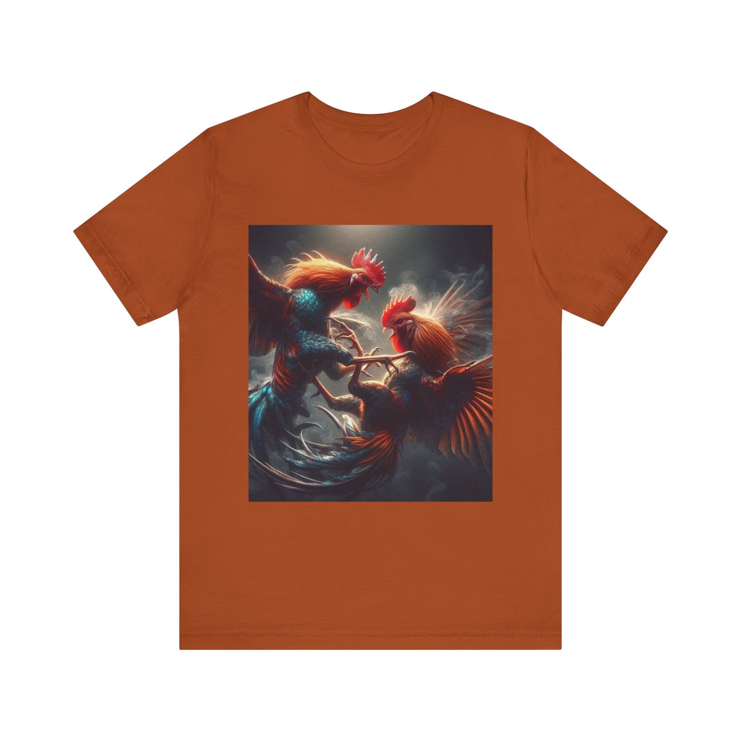 Fighting Roosters Unisex Jersey Short Sleeve Tee