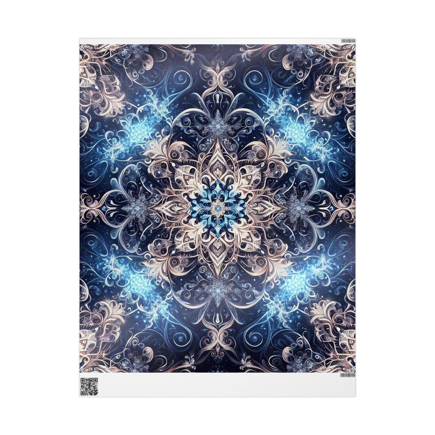 Winter Kaleidoscope Wrapping Paper