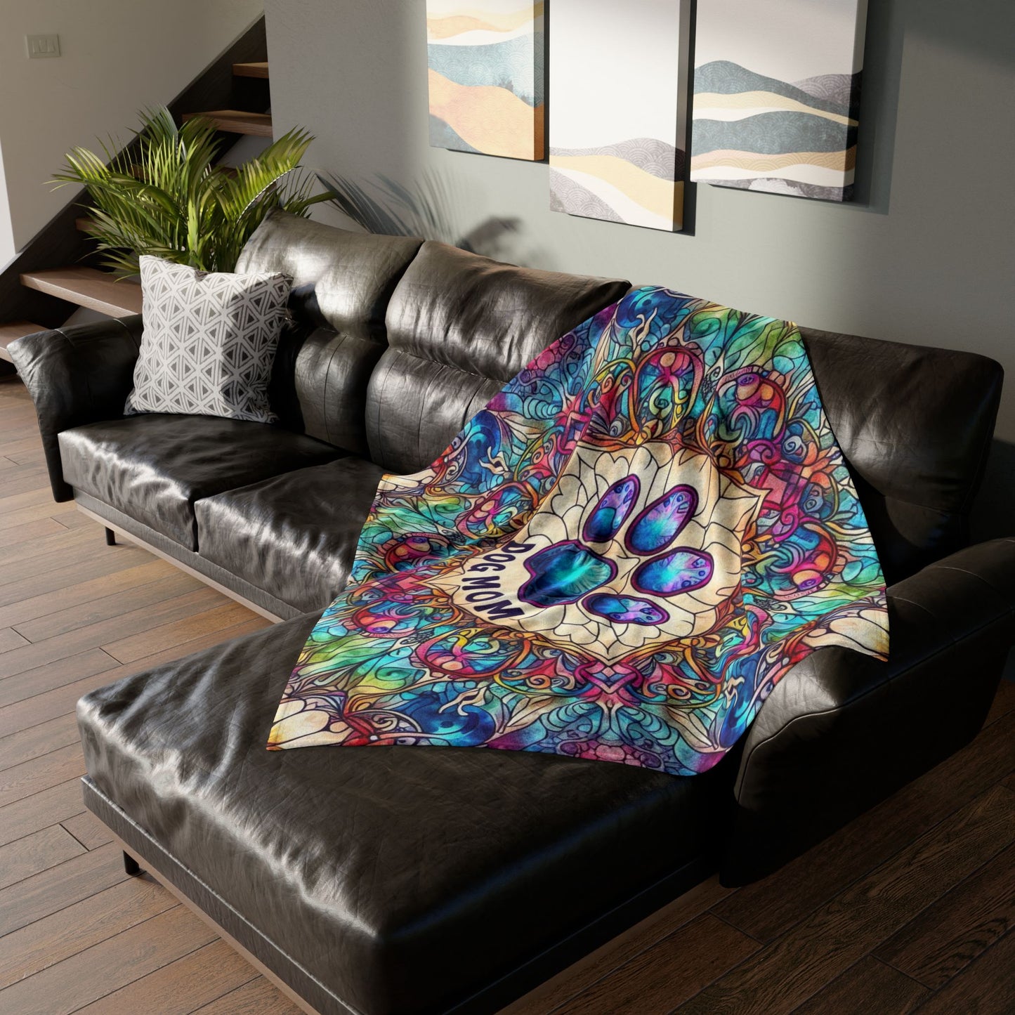 Dog Mom Soft Polyester Blanket