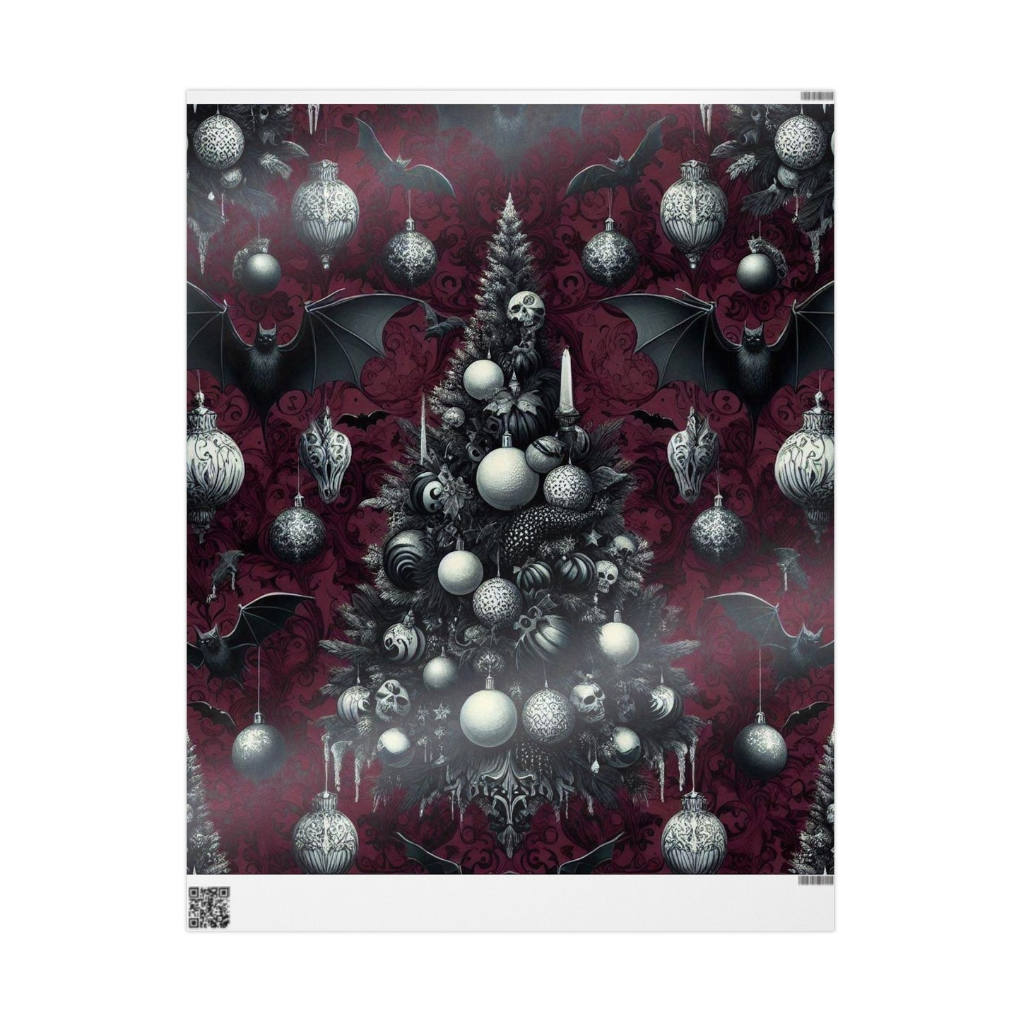 Gothic Christmas Wrapping Paper