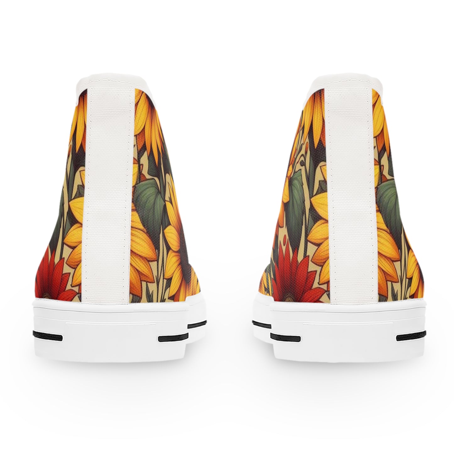 Women's Sunflower High Top Sneakers