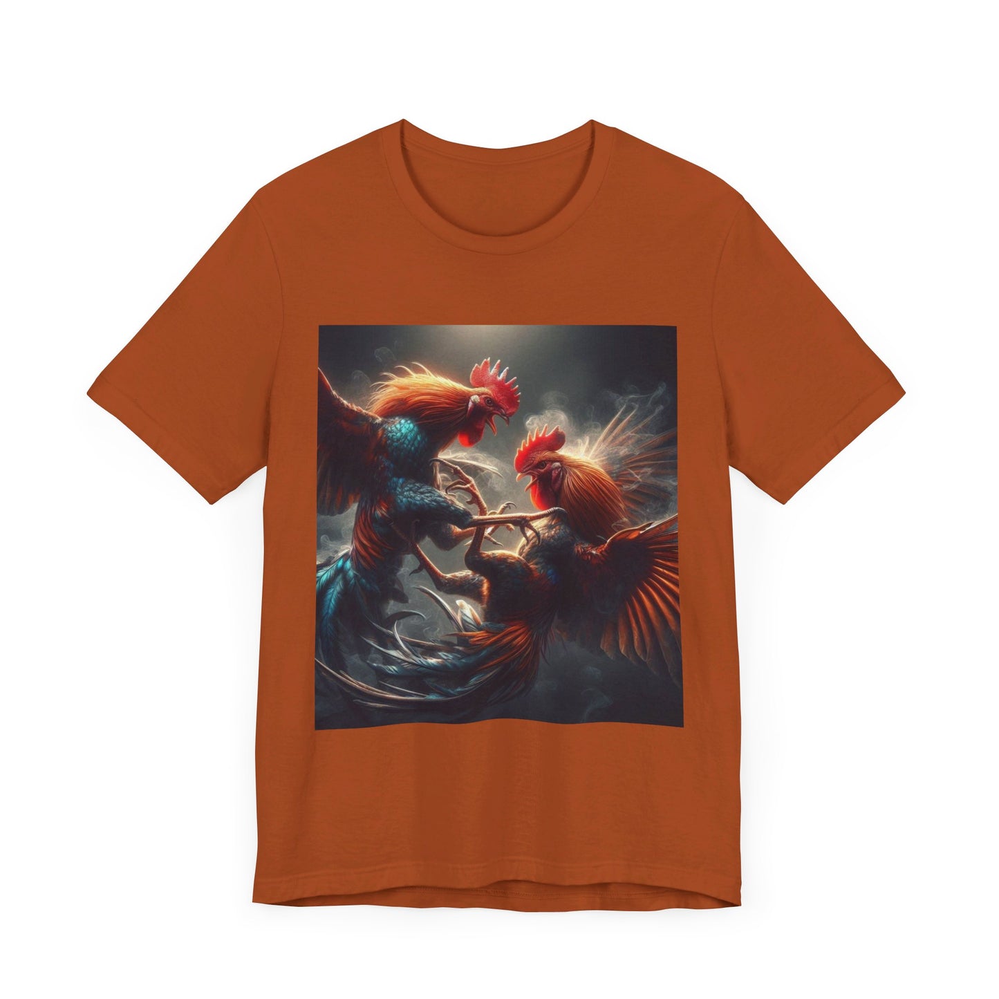 Fighting Roosters Unisex Jersey Short Sleeve Tee