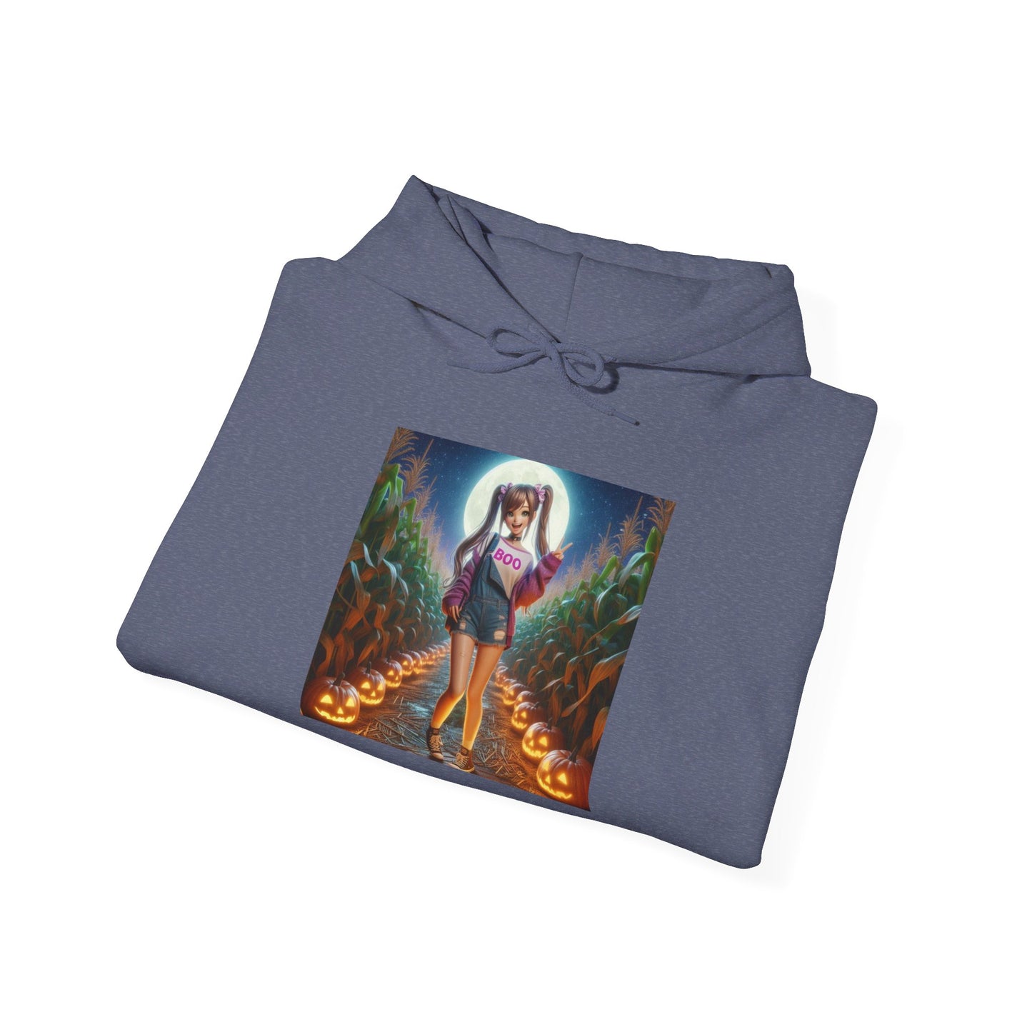 Anime Style Halloween Unisex Heavy Blend™ Hooded Sweatshirt