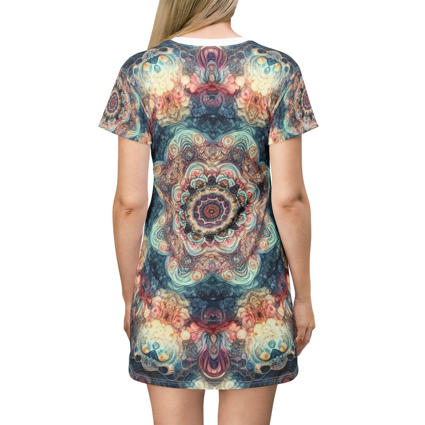 Kaleidoscope T-Shirt Dress (AOP)