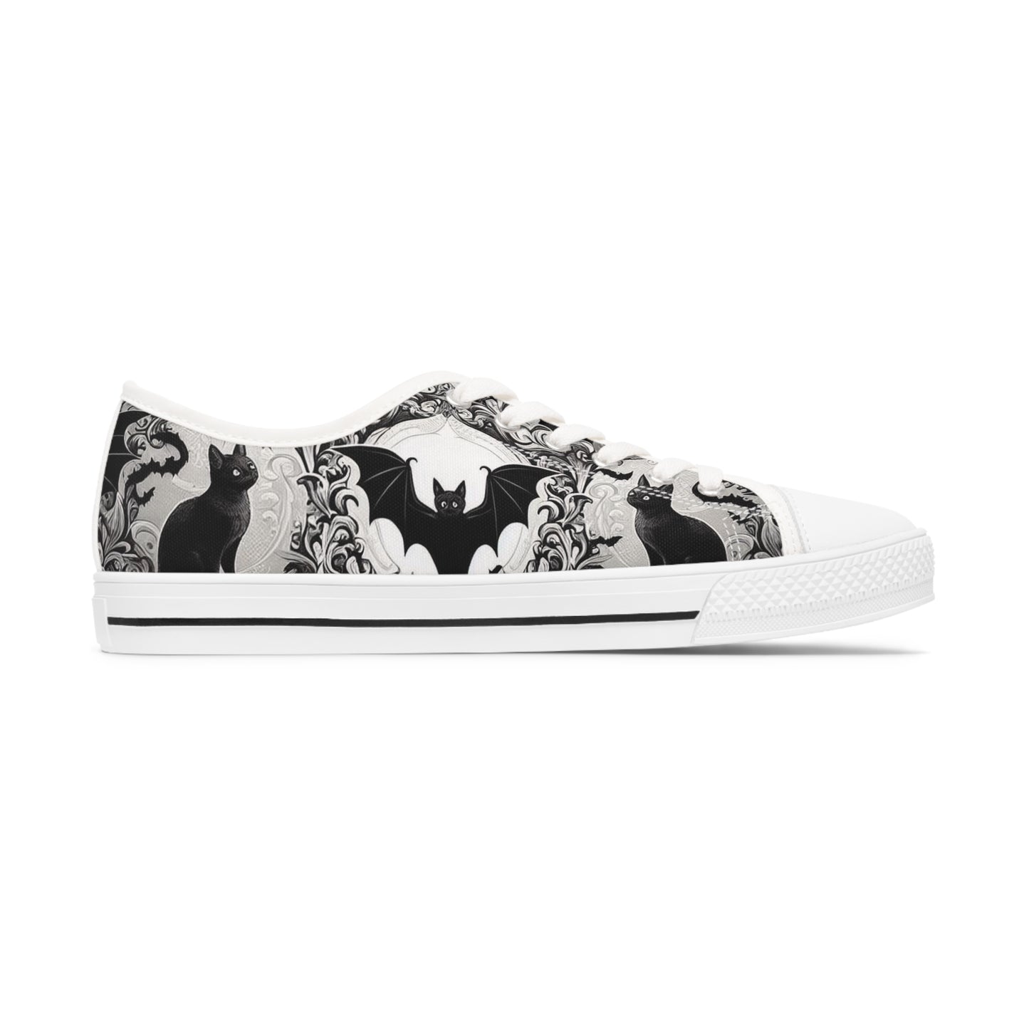 Women's Cat & Bat Low Top Sneakers