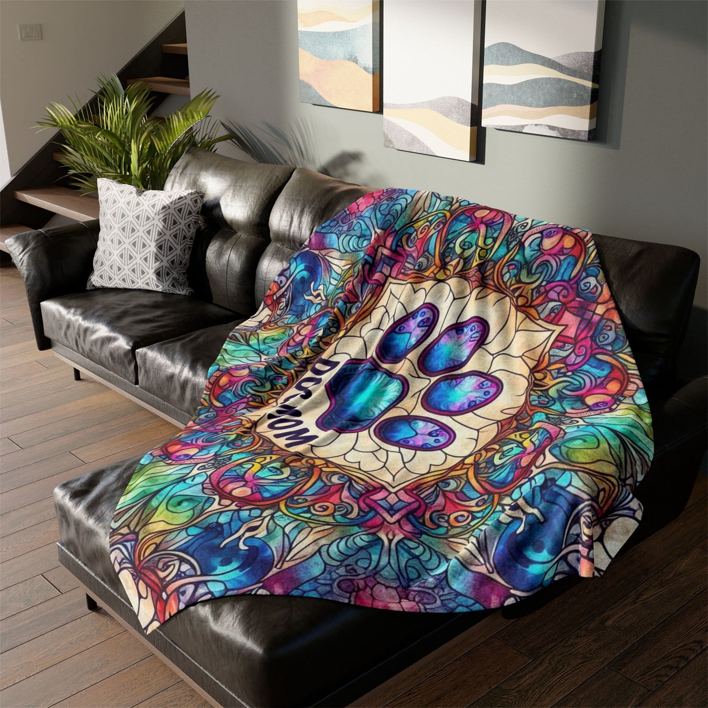 Dog Mom Soft Polyester Blanket