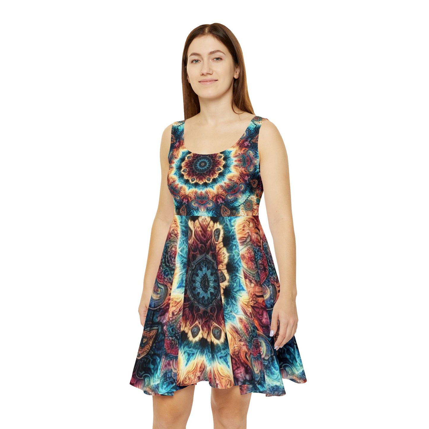 Kaleidoscope Women's Skater Dress (AOP)