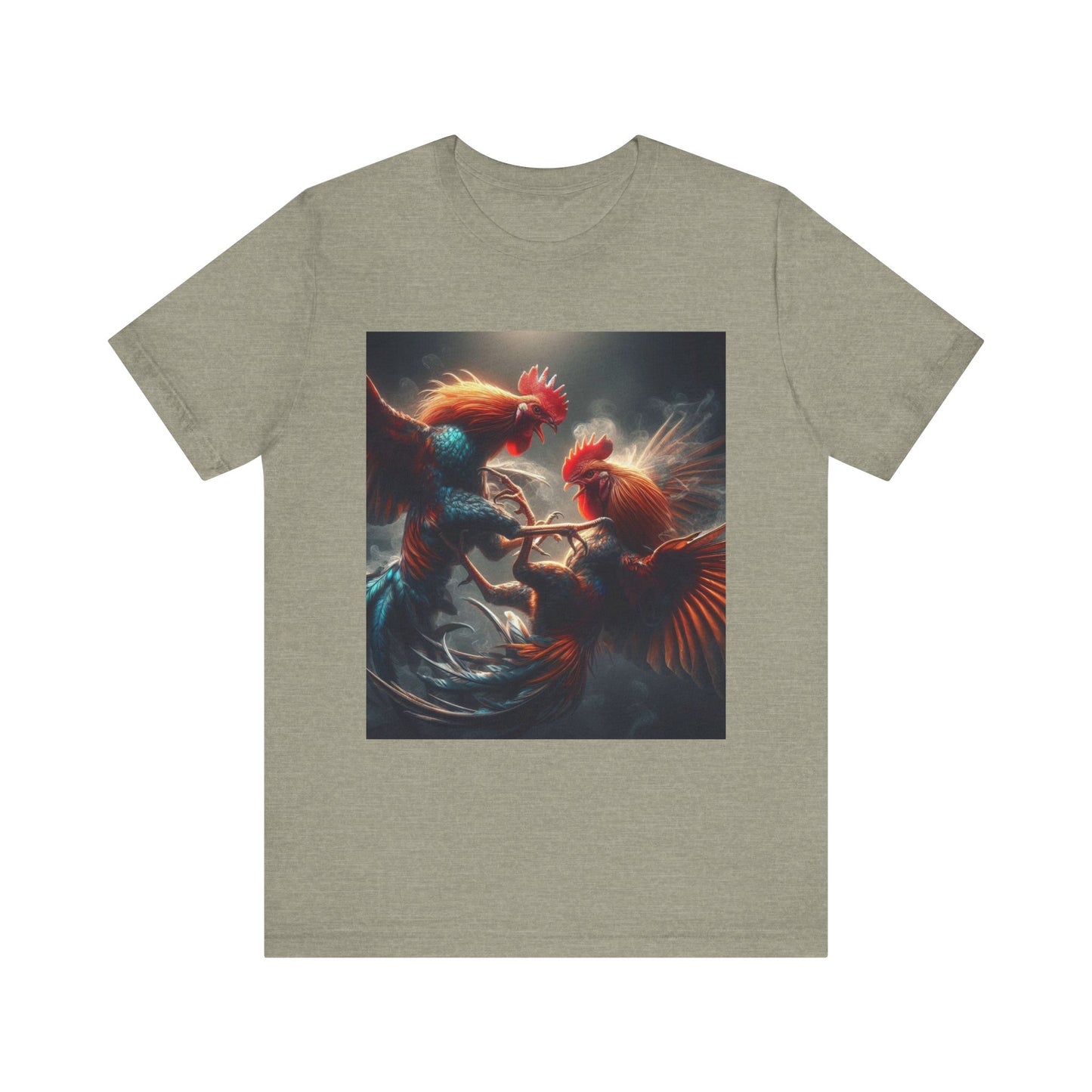 Fighting Roosters Unisex Jersey Short Sleeve Tee