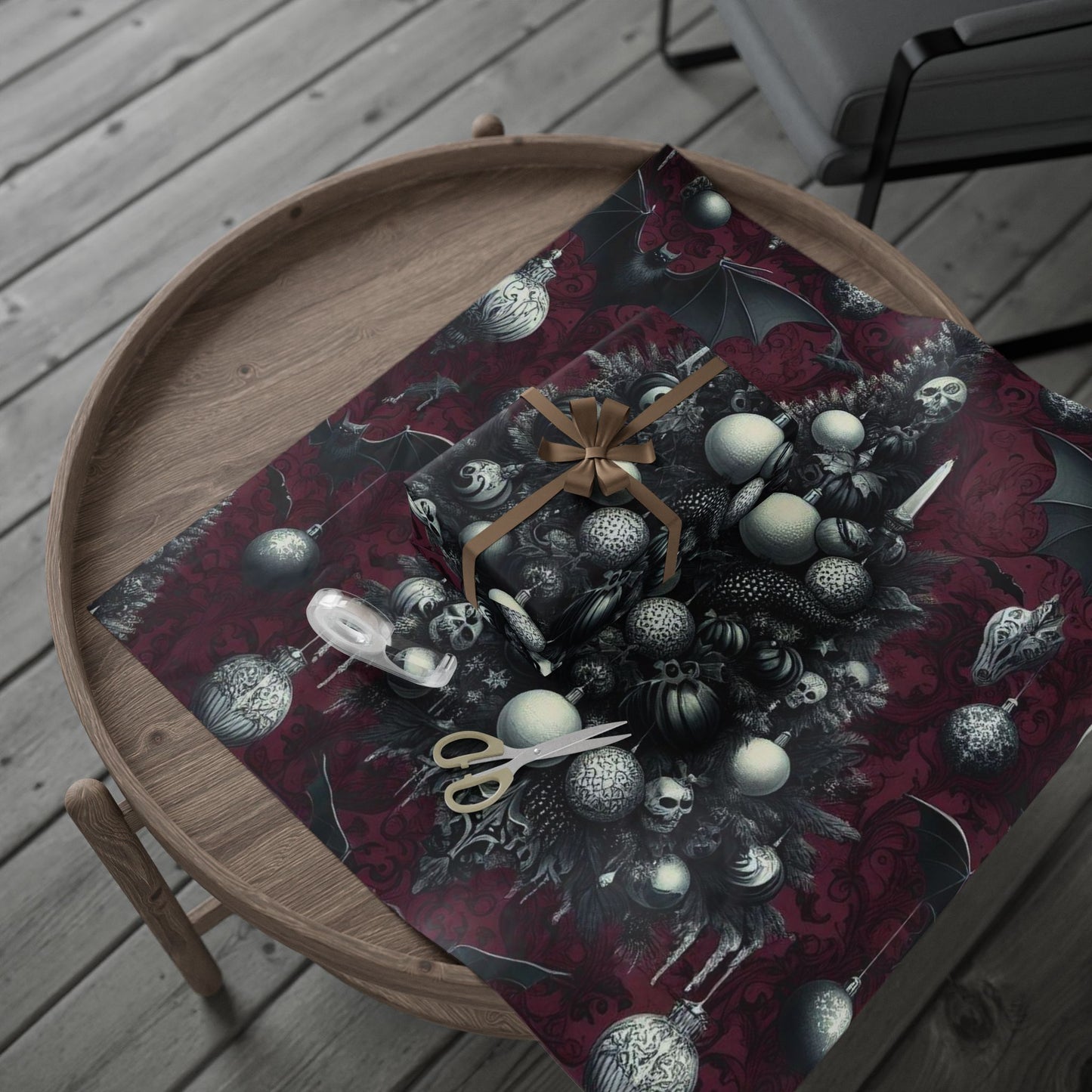 Gothic Christmas Wrapping Paper