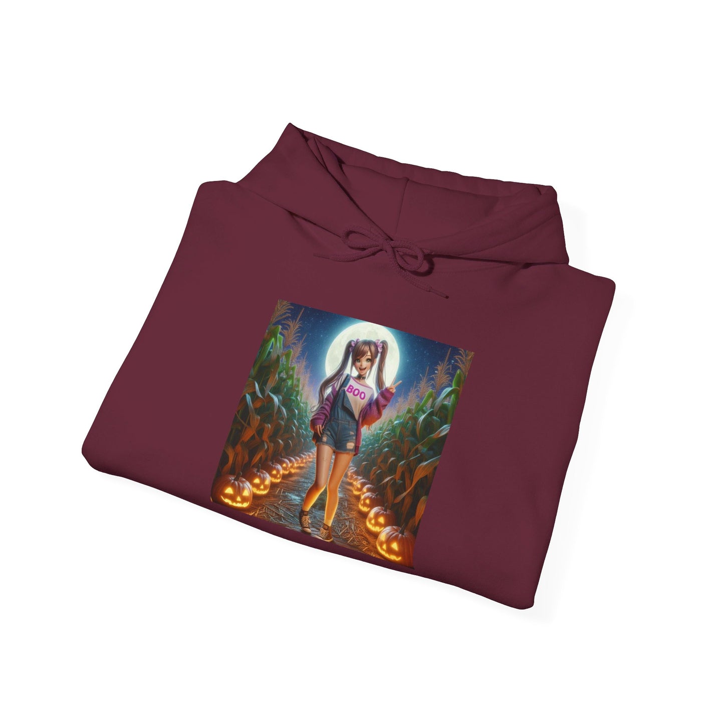 Anime Style Halloween Unisex Heavy Blend™ Hooded Sweatshirt
