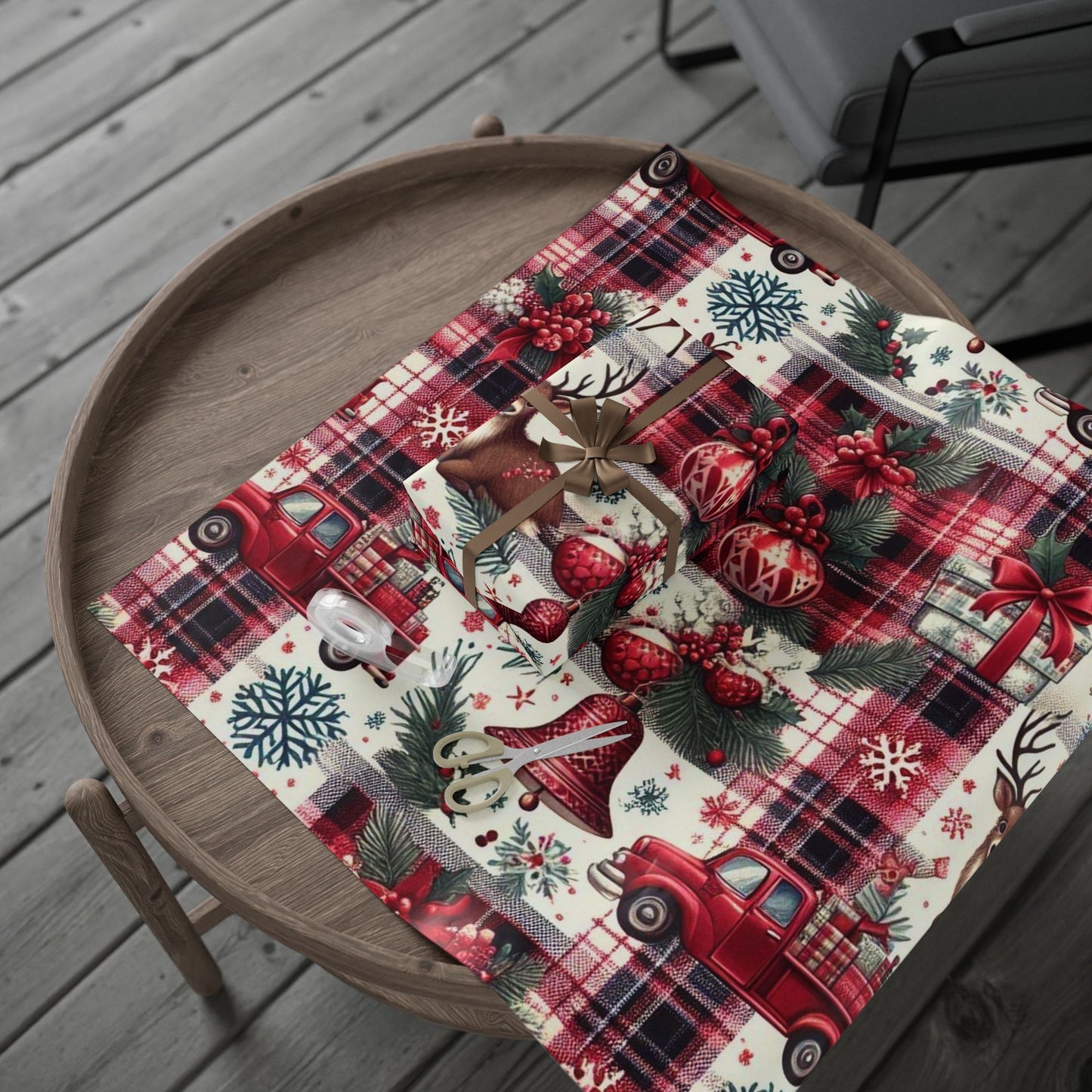 Red Christmas Wrapping Paper
