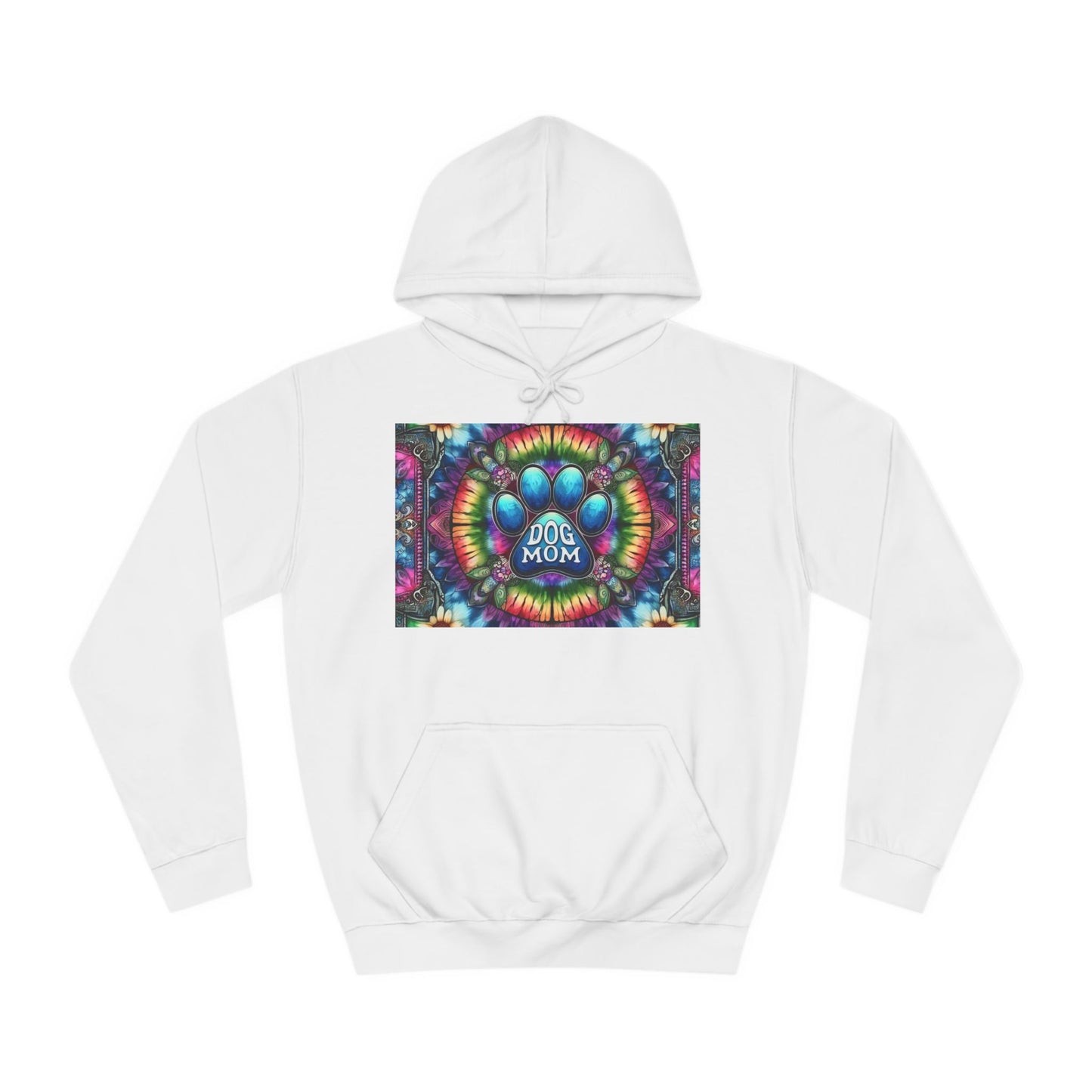 Dog Mom Unisex College Hoodie