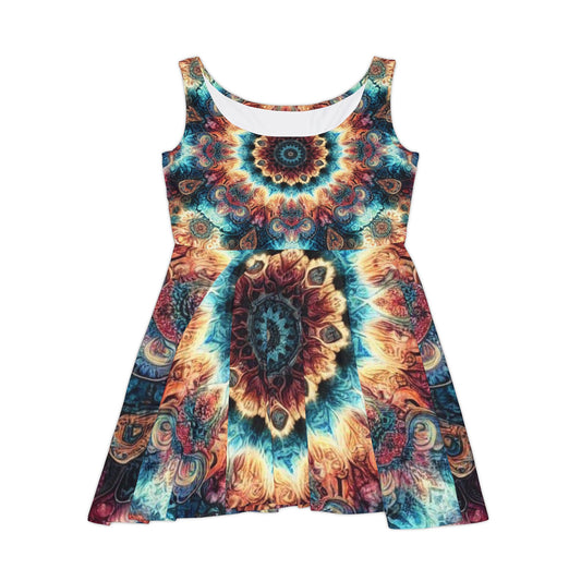 Kaleidoscope Women's Skater Dress (AOP)