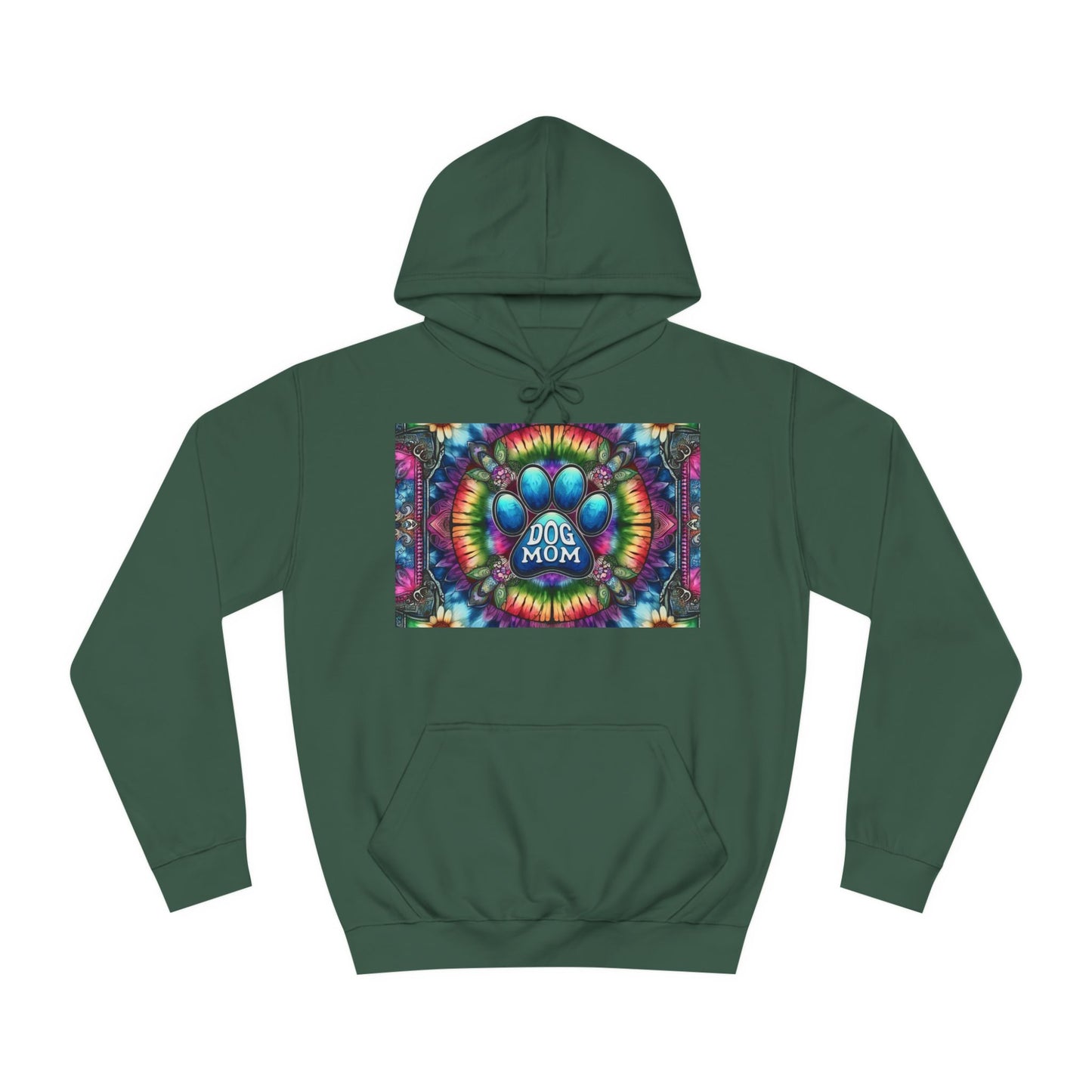Dog Mom Unisex College Hoodie
