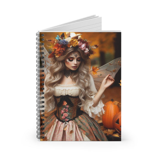 Autumn Fairy Spiral Notebook - Ruled Line