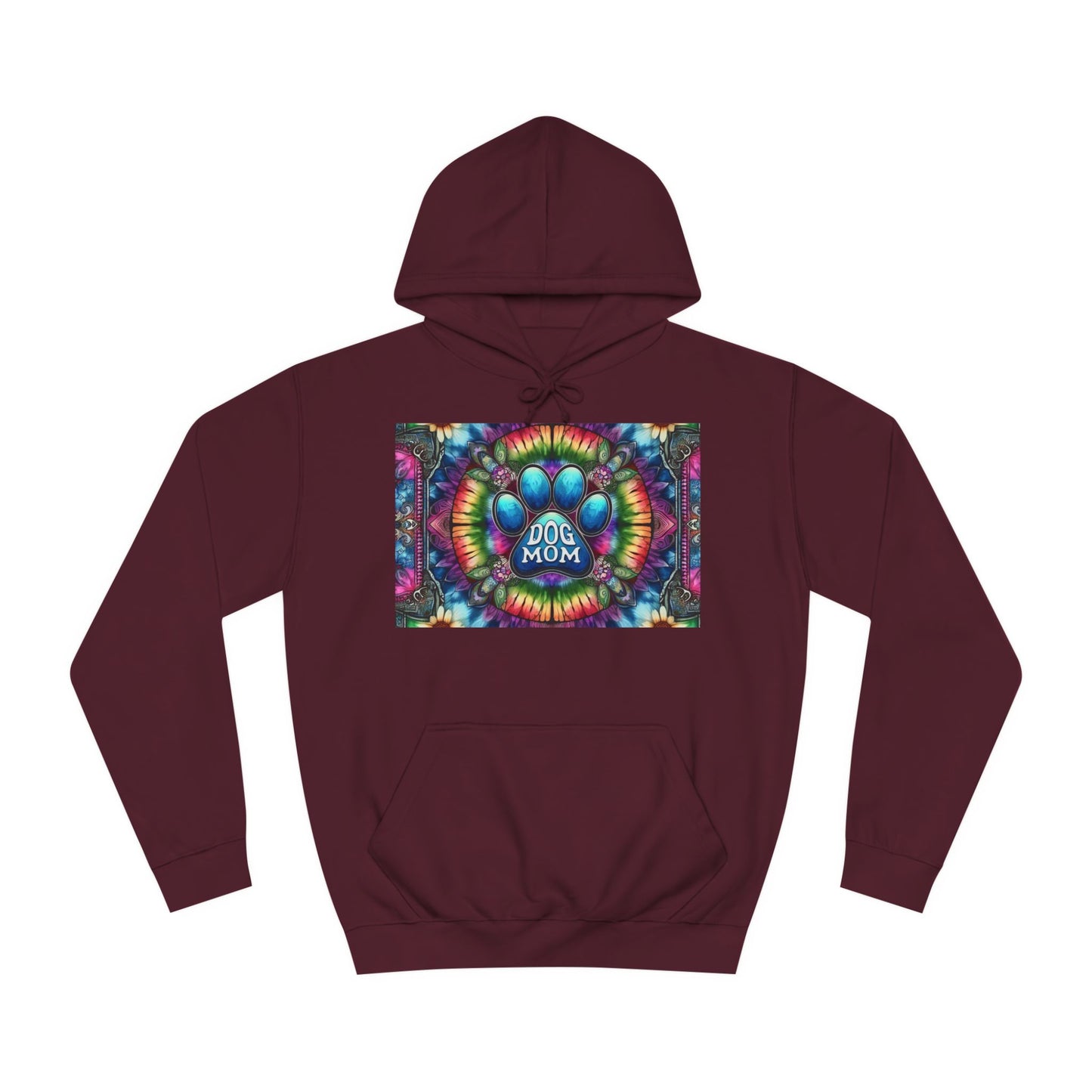 Dog Mom Unisex College Hoodie
