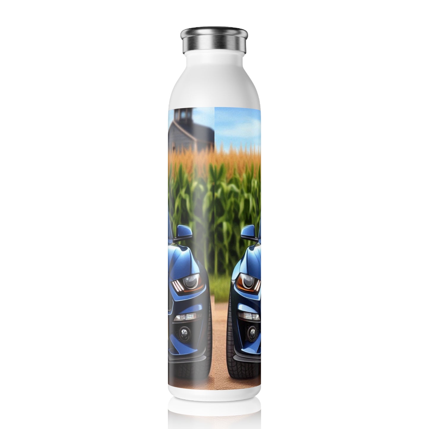 Mustang Girl Slim Water Bottle