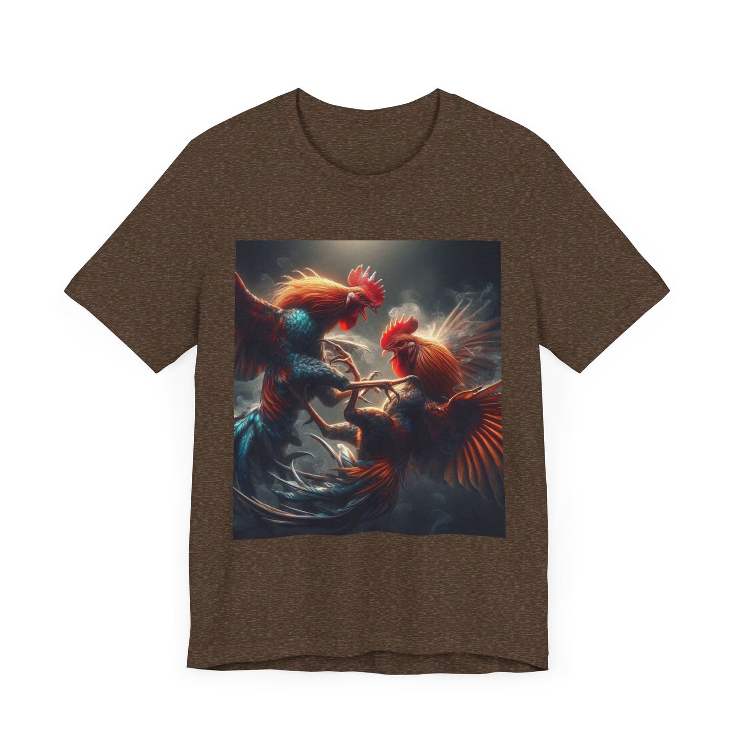 Fighting Roosters Unisex Jersey Short Sleeve Tee