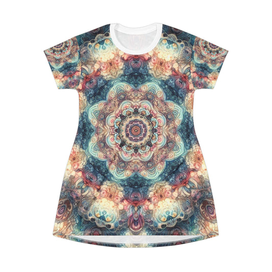 Kaleidoscope T-Shirt Dress (AOP)