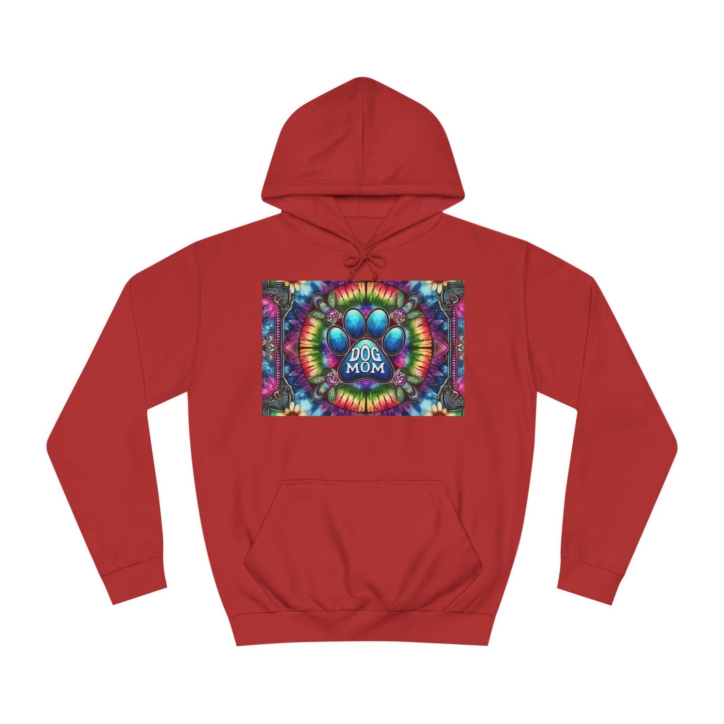 Dog Mom Unisex College Hoodie