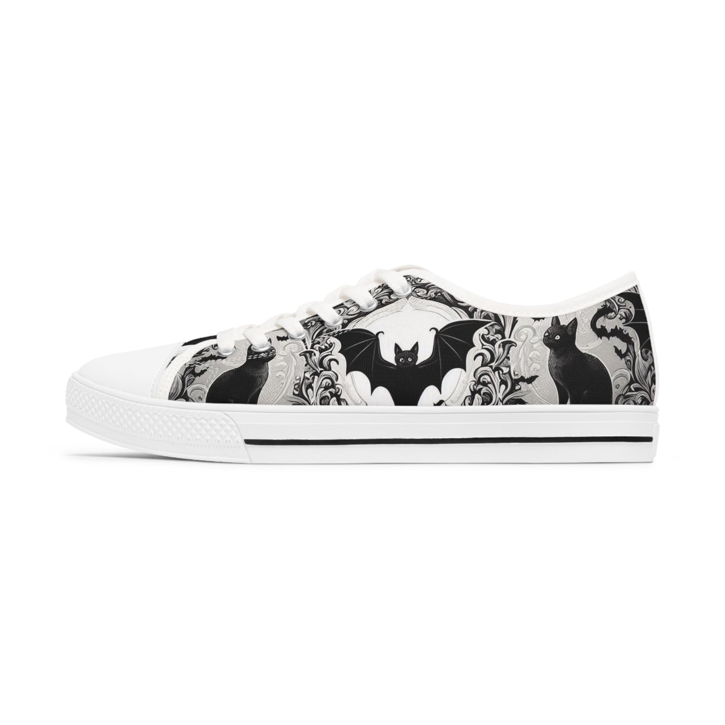 Women's Cat & Bat Low Top Sneakers