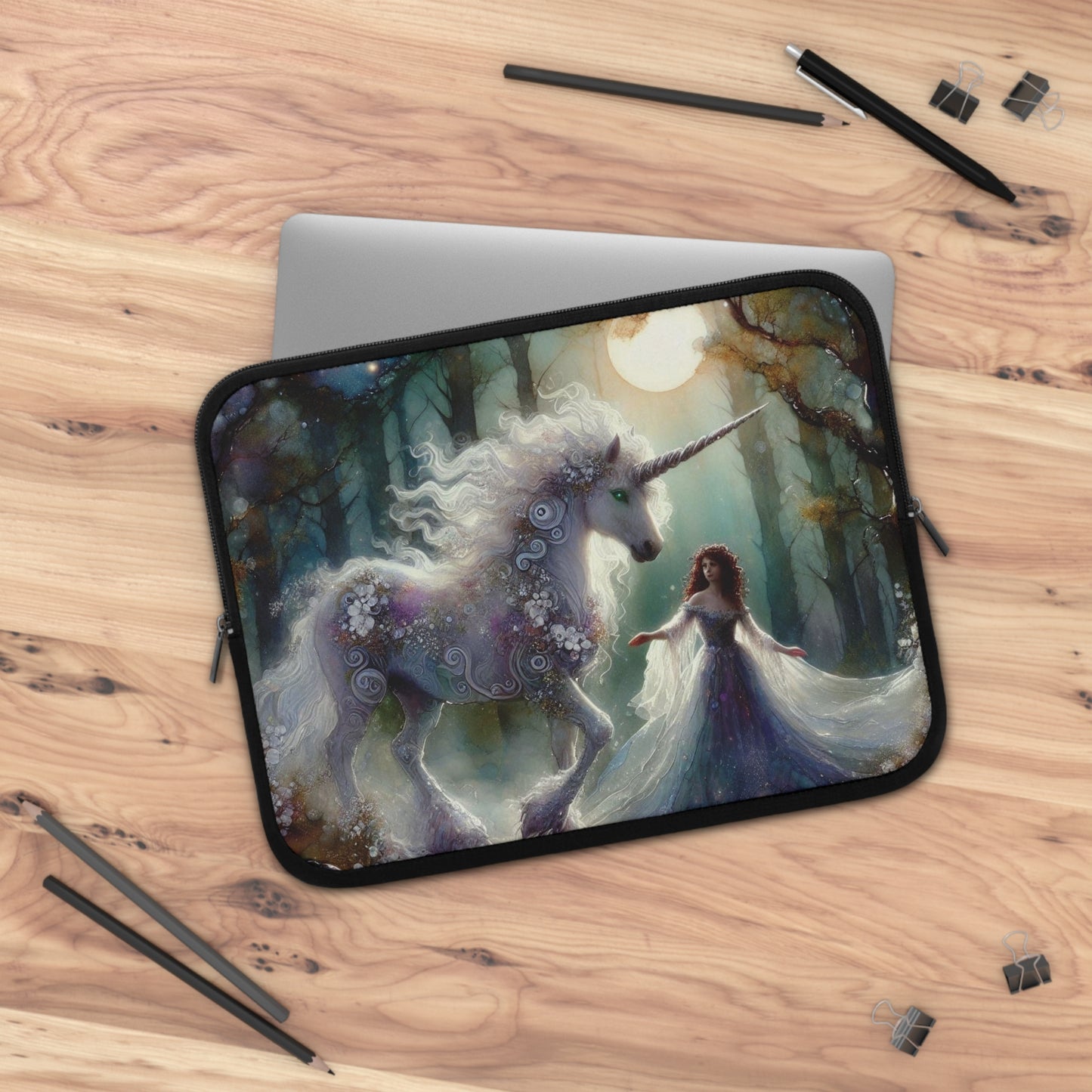 Unicorn and Fairy Laptop Sleeve