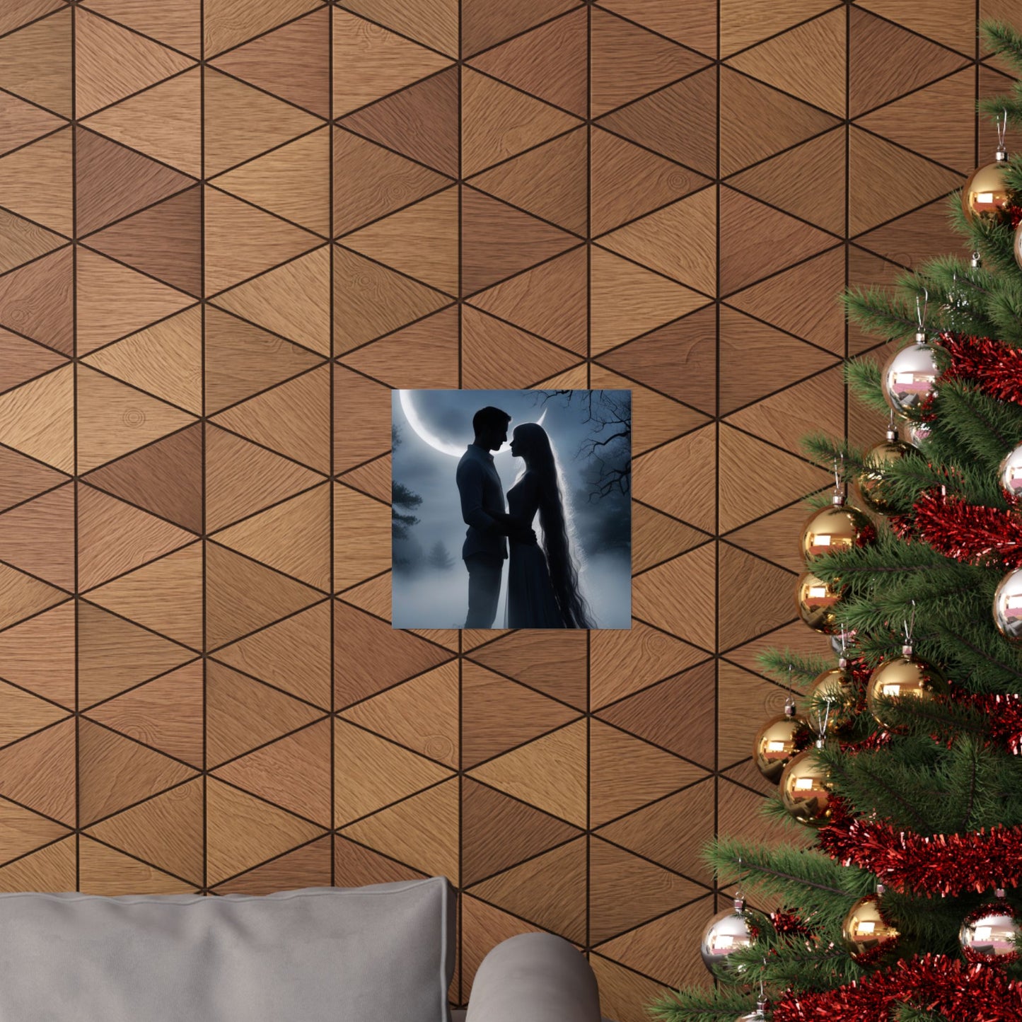 Couple Silhouette Matte Vertical Posters
