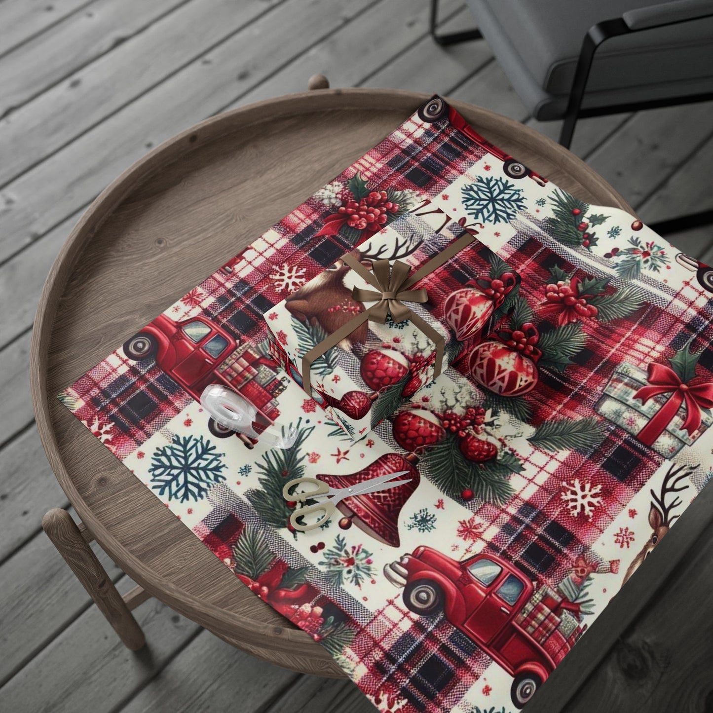 Red Christmas Wrapping Paper