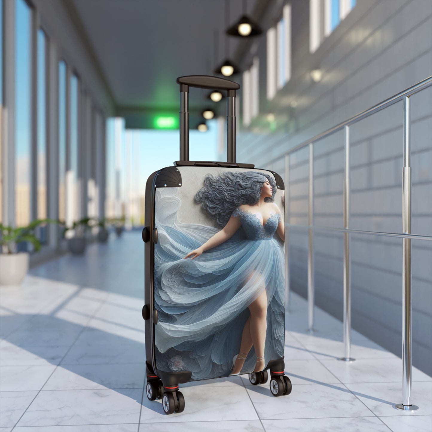 Beautiful Lady Suitcase