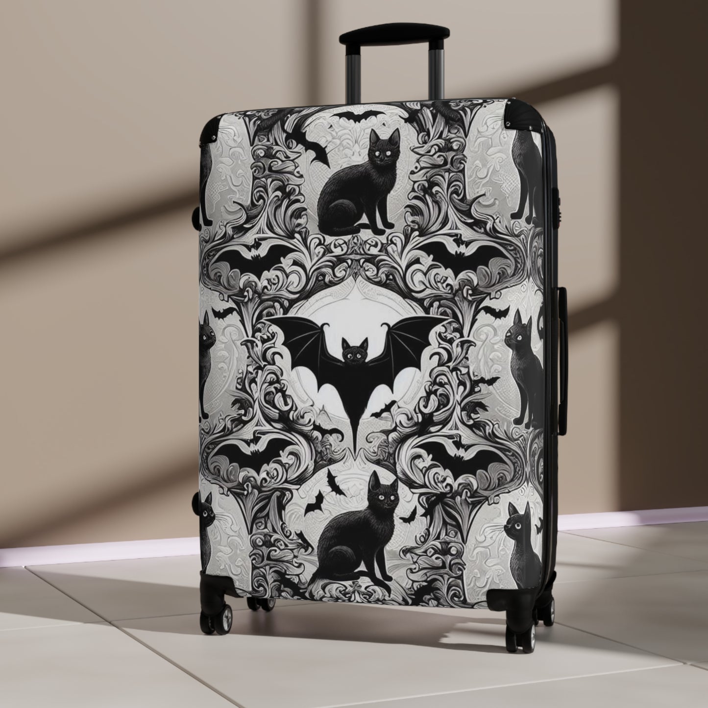 Cat and Bat Suitcases