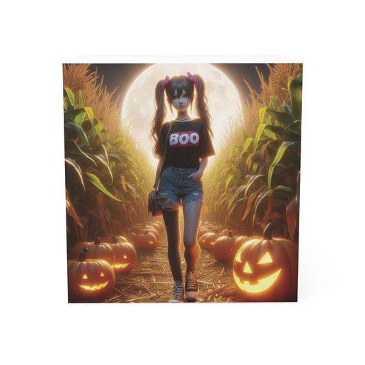 Halloween Maze Note Cube