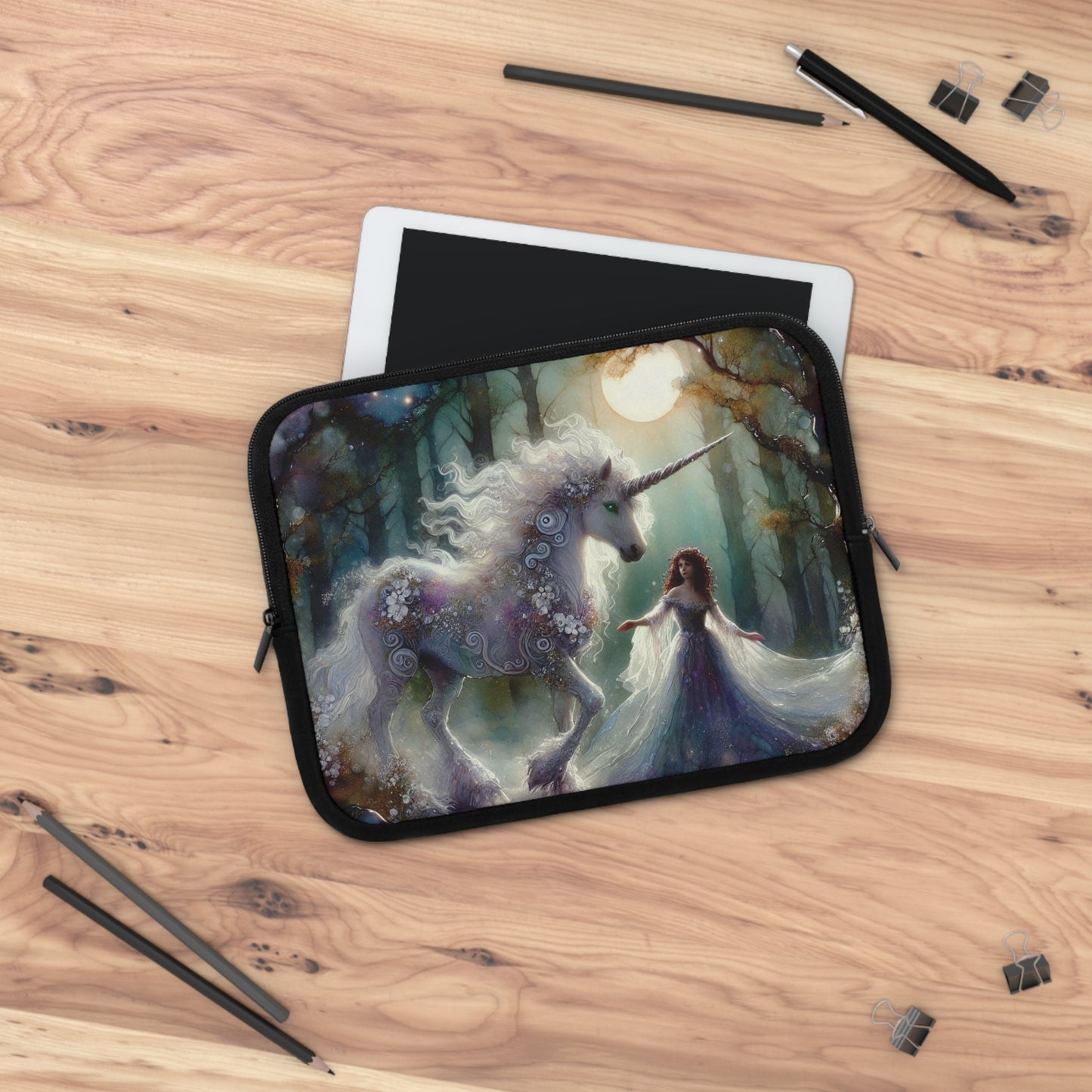 Unicorn and Fairy Laptop Sleeve