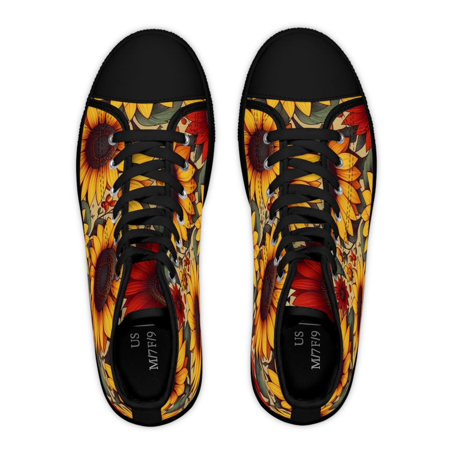 Women's Sunflower High Top Sneakers