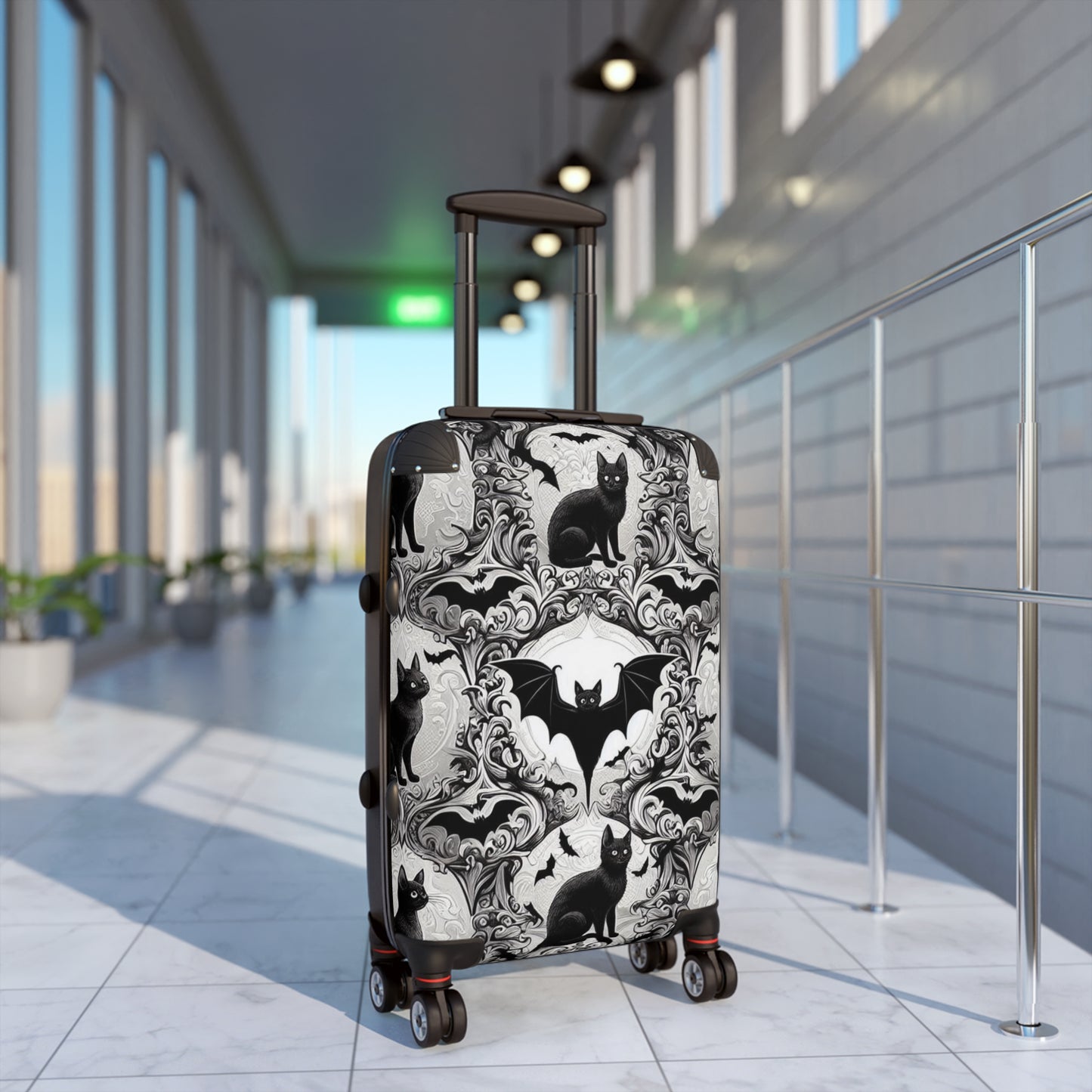 Cat and Bat Suitcases